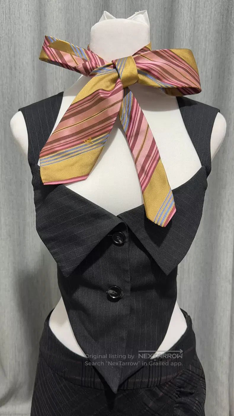 Vivienne Westwood Vivienne Westwood Pink, Blue, and Yellow Tie Size ONE SIZE - 1 Thumbnail