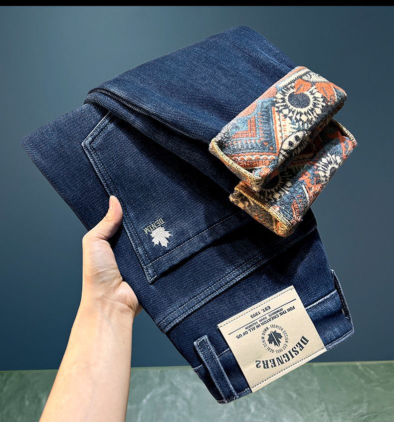 Designer × Japanese Brand Winter Fleece Padded Jean Size US 32 / EU 48 - 1 Thumbnail