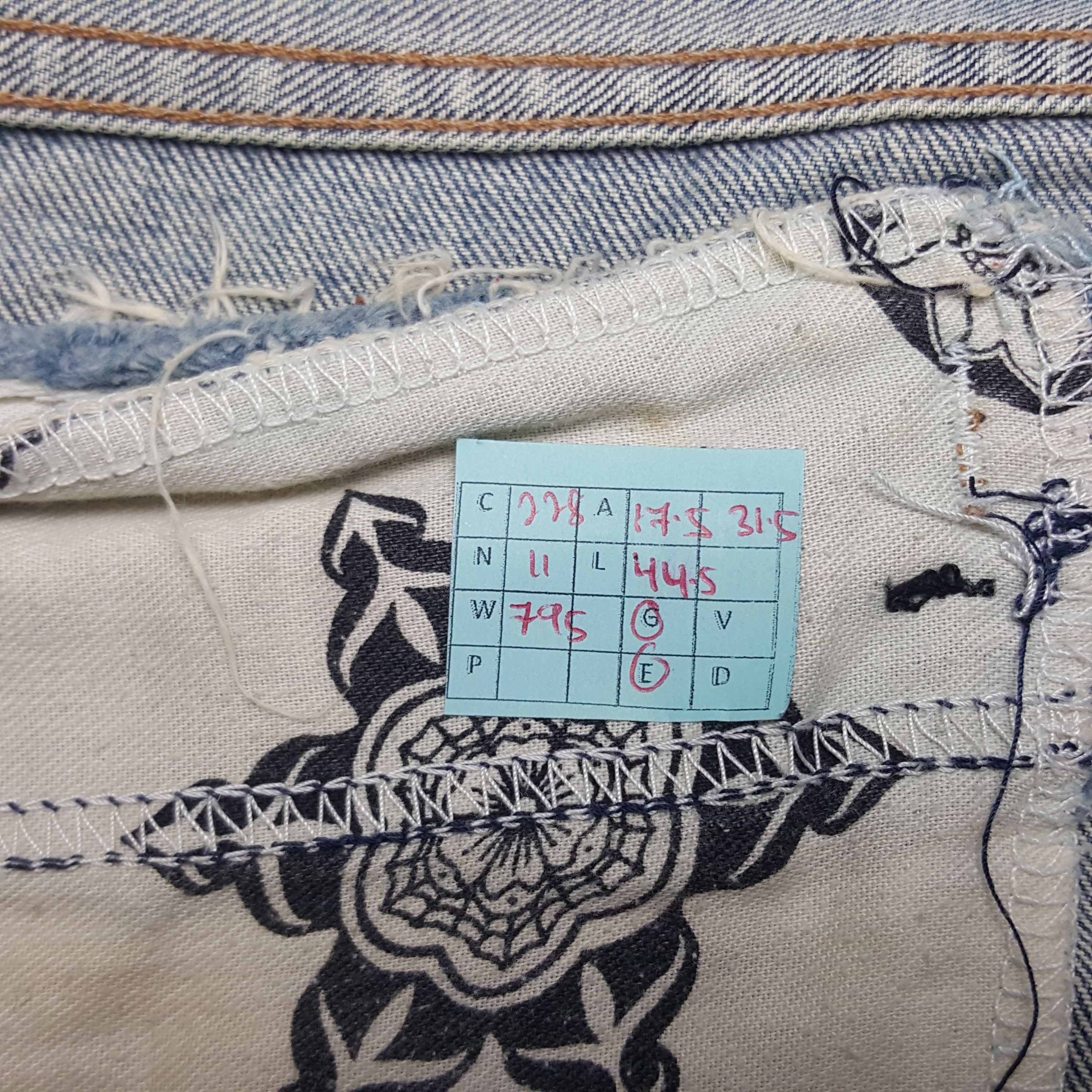 Stussy × Vintage Vintage Stussy Streetwear Custom Art Big Logo Denim Jeans Size US 35 - 13 Thumbnail