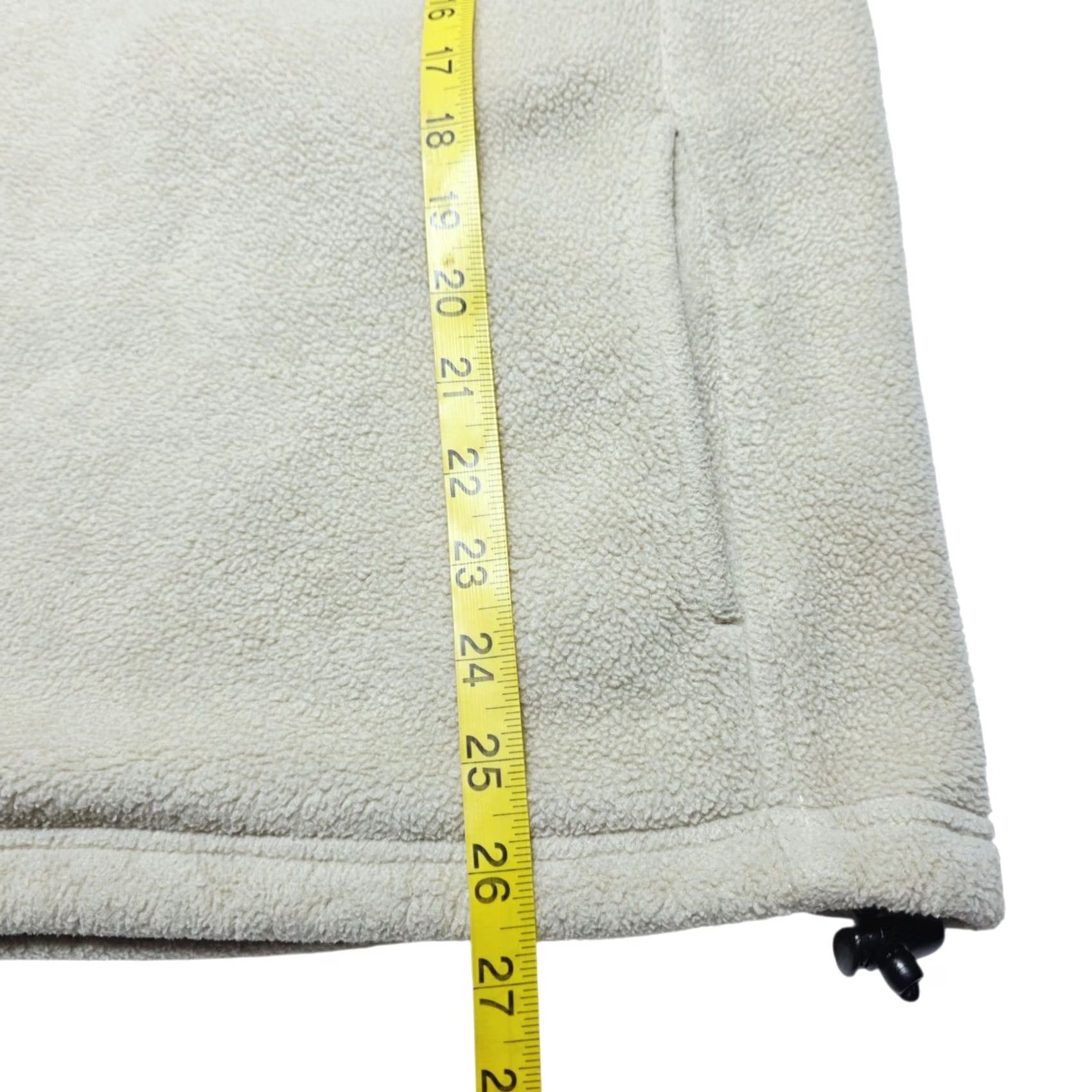 Old Navy VINTAGE Old Navy Sweatshirt 1/4 Zip Fleece Pullover Mock Neck Long Sleeve Men's Large Cream Ivory Size US L / EU 52-54 / 3 - 4 Thumbnail