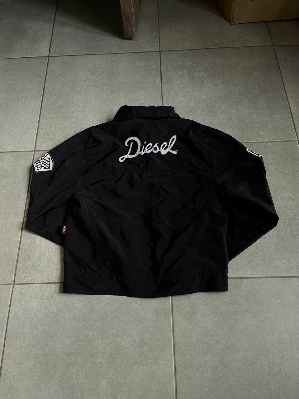 Diesel × Vintage Diesel black nylon harigton big patch logo Size US M / EU 48-50 / 2 - 5 Thumbnail