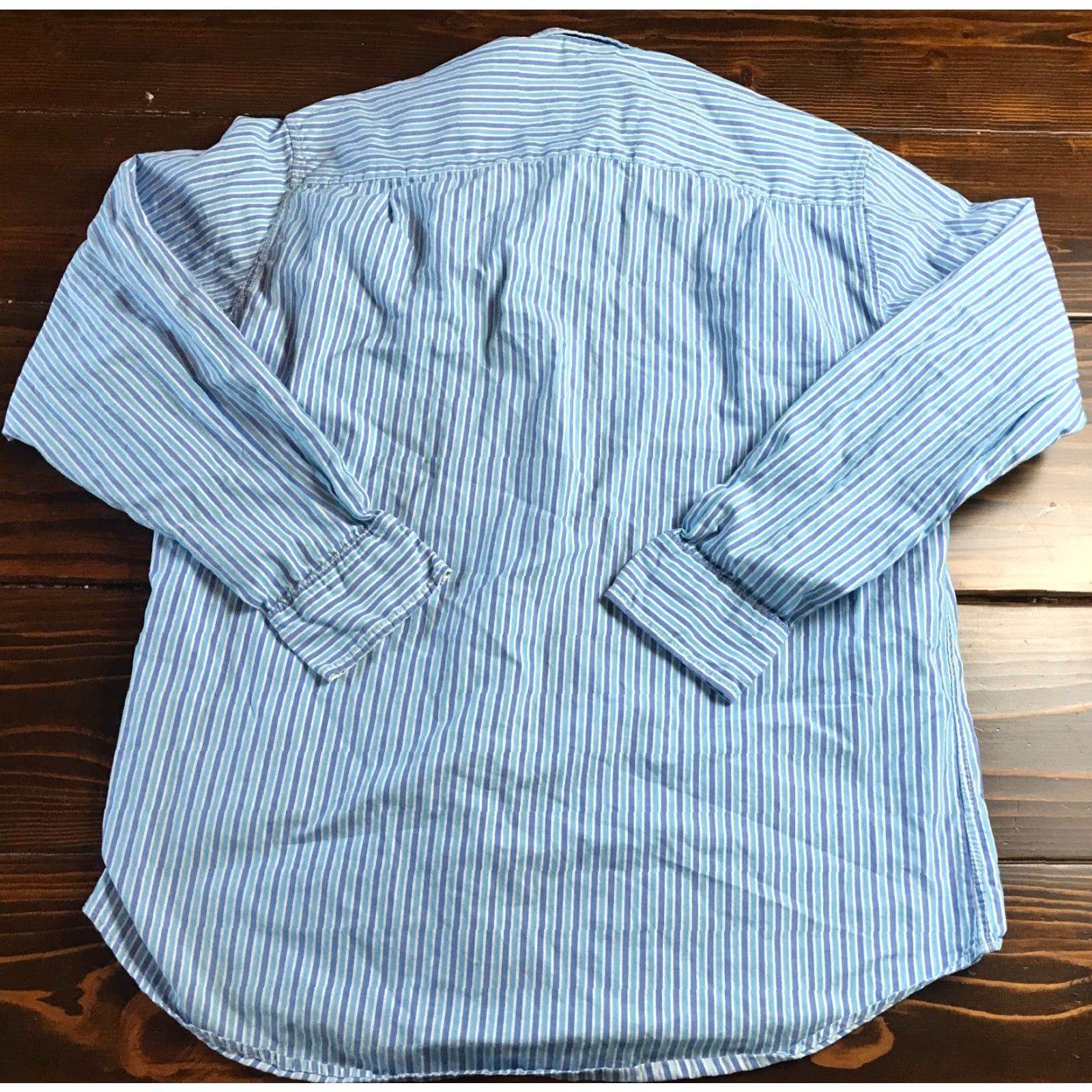 Boden Boden Shirt Mens Size L Blue White Striped Button-Down Long Sleeve Casual Regular Buy Now Size US L / EU 52-54 / 3 - 2 Thumbnail