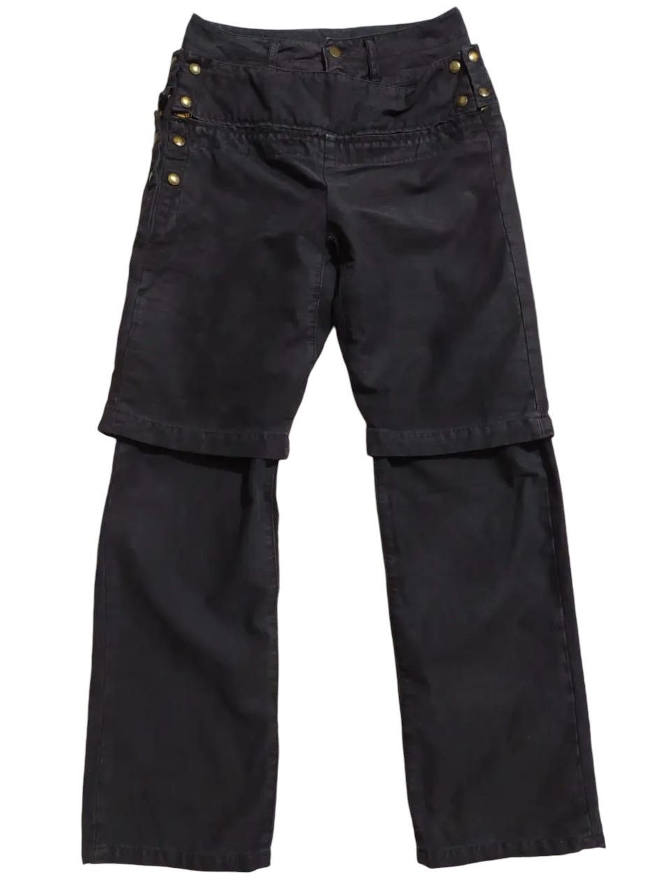 Japanese Brand Jelly Garcia Japan Heavy Layered Design Pants Size US 29 - 1 Thumbnail