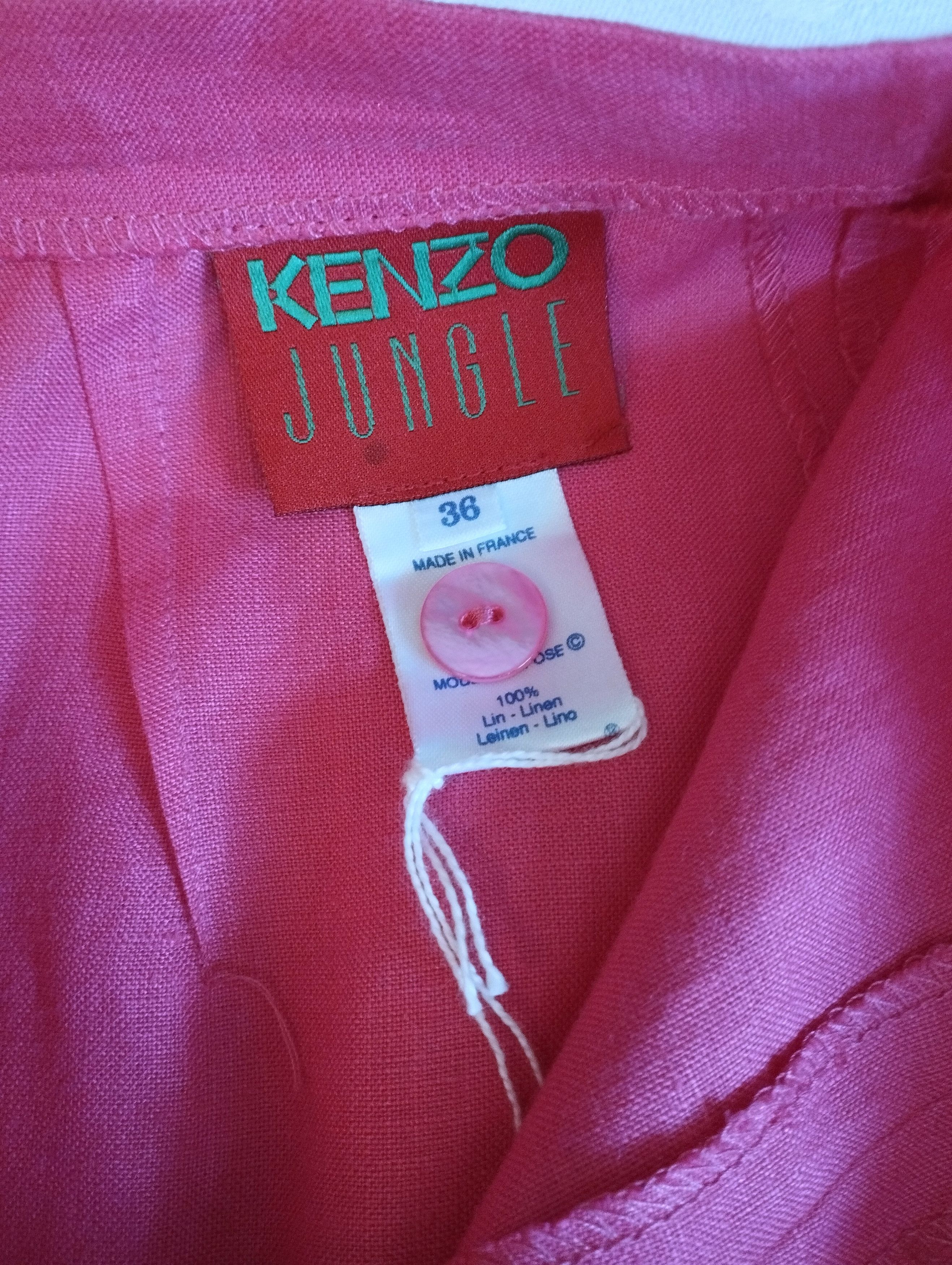 Kenzo Kenzo Jupe Lin Semi Tulipe T XS T32/34 Size 25" / US 0 / IT 36 - 2 Thumbnail