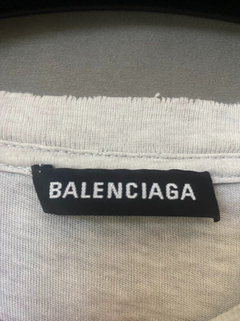 Balenciaga Balenciaga Balenciaga 18 Year Gray Short Sleeve TShirt -25 Size US XL / EU 56 / 4 - 4 Thumbnail
