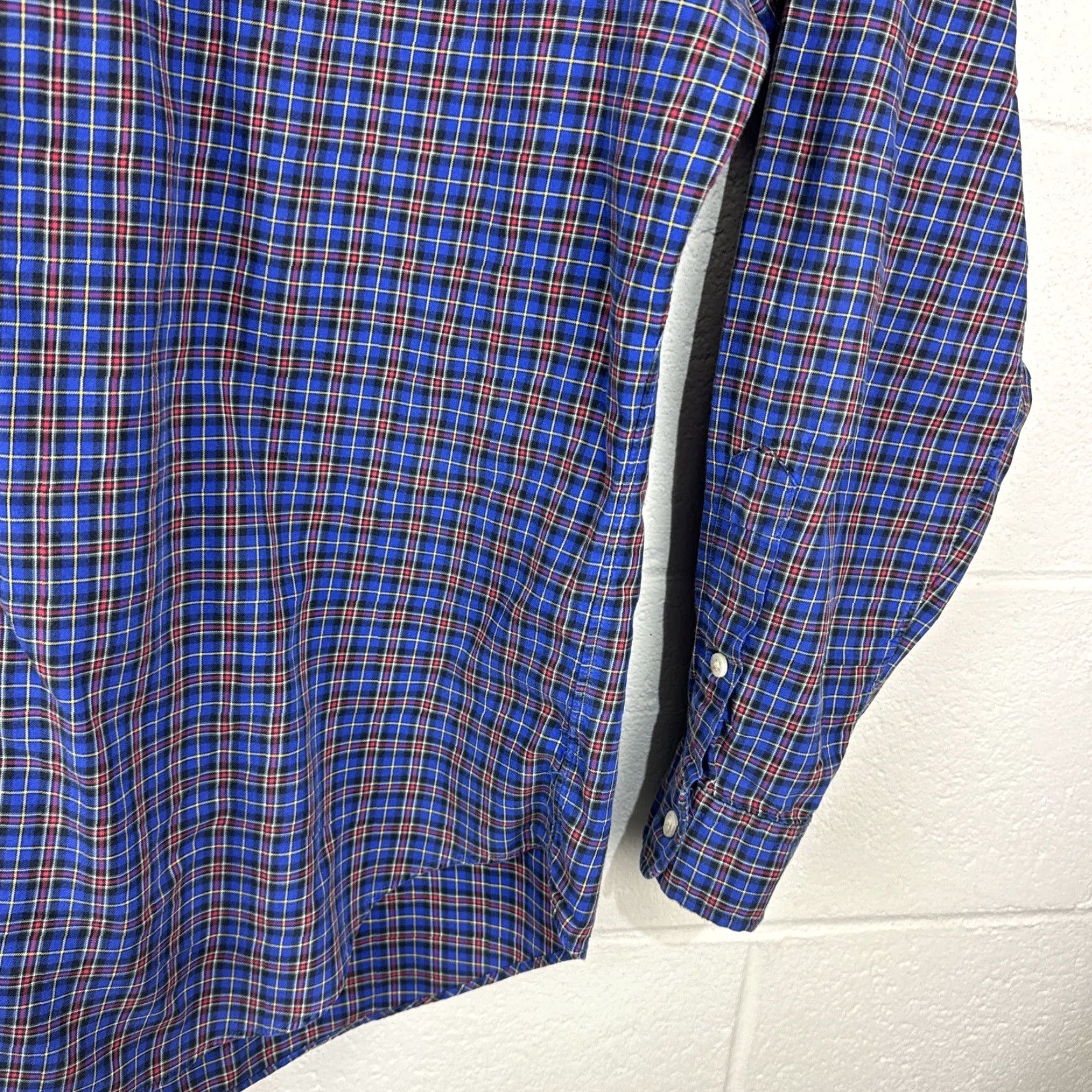 Polo Ralph Lauren VINTAGE Polo Ralph Lauren Mens Classic Fit Shirt XL Plaid Long Sleeve Button-Down Collar Logo Embroidered Size US XL / EU 56 / 4 - 7 Thumbnail