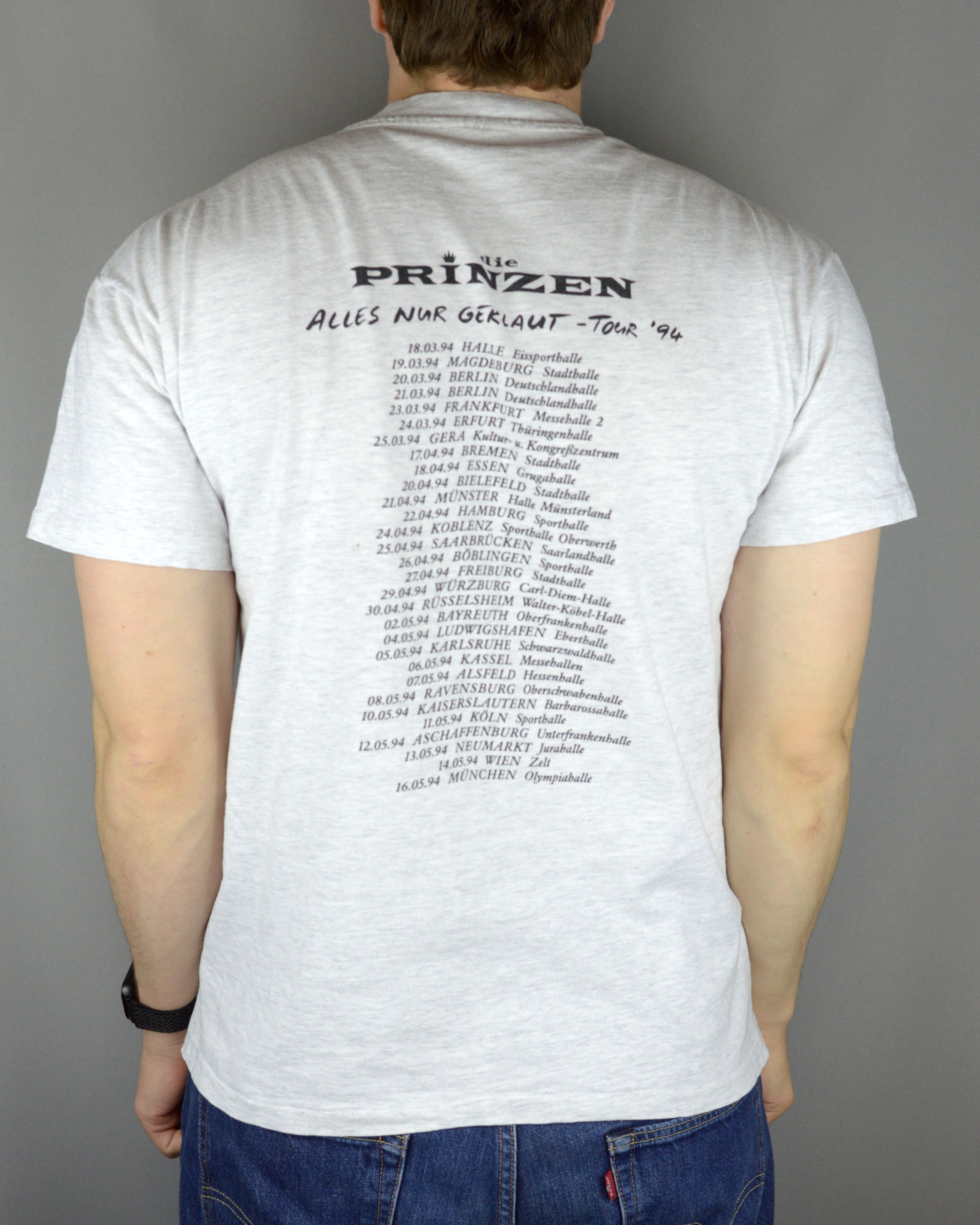 Vintage Vintage Die Prinzen 1994 tour t shirt Size US L / EU 52-54 / 3 - 2 Thumbnail
