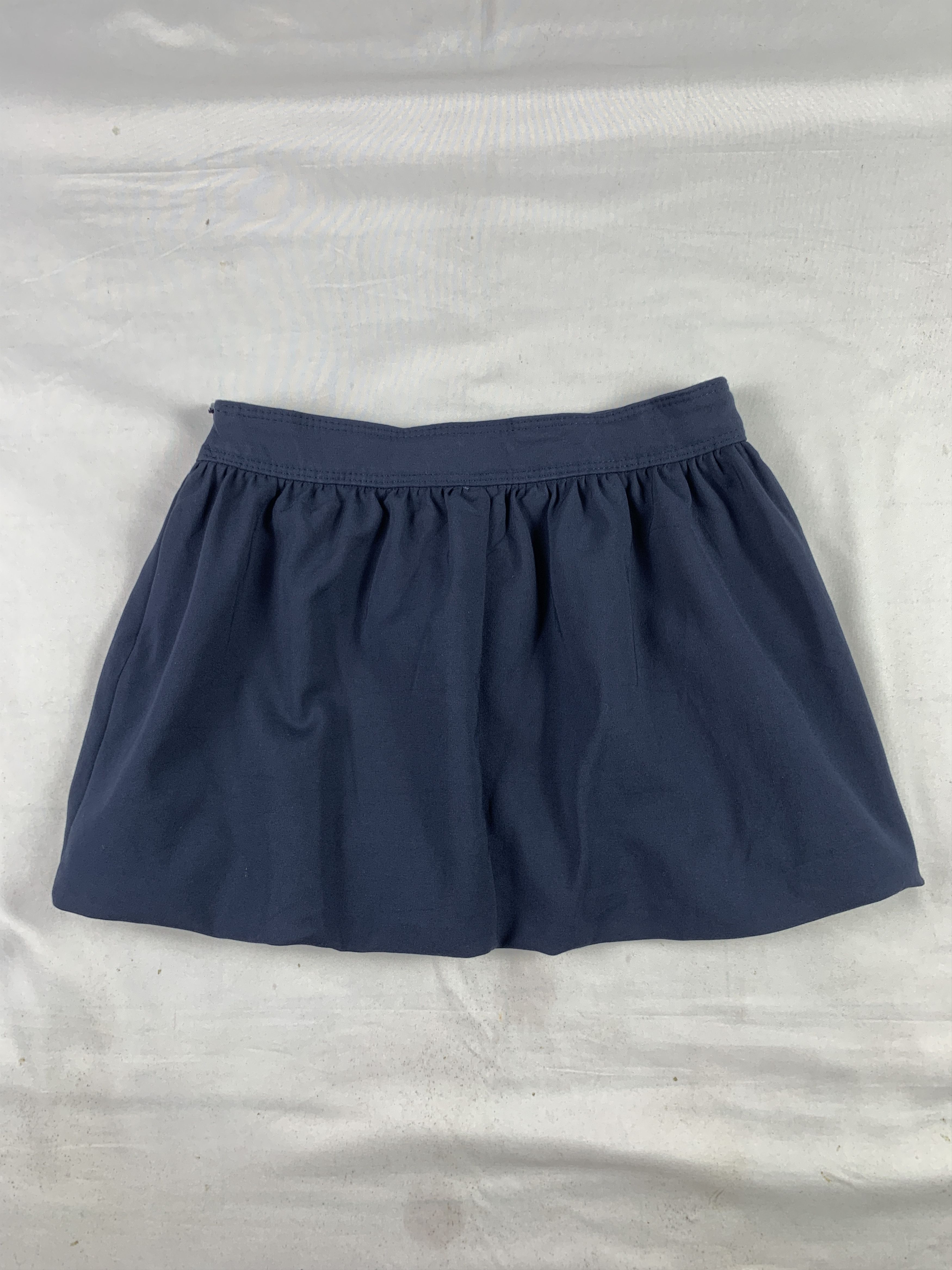 Zara Zara Navy Mini Balloon Skirt (23) Size 23" - 4 Thumbnail