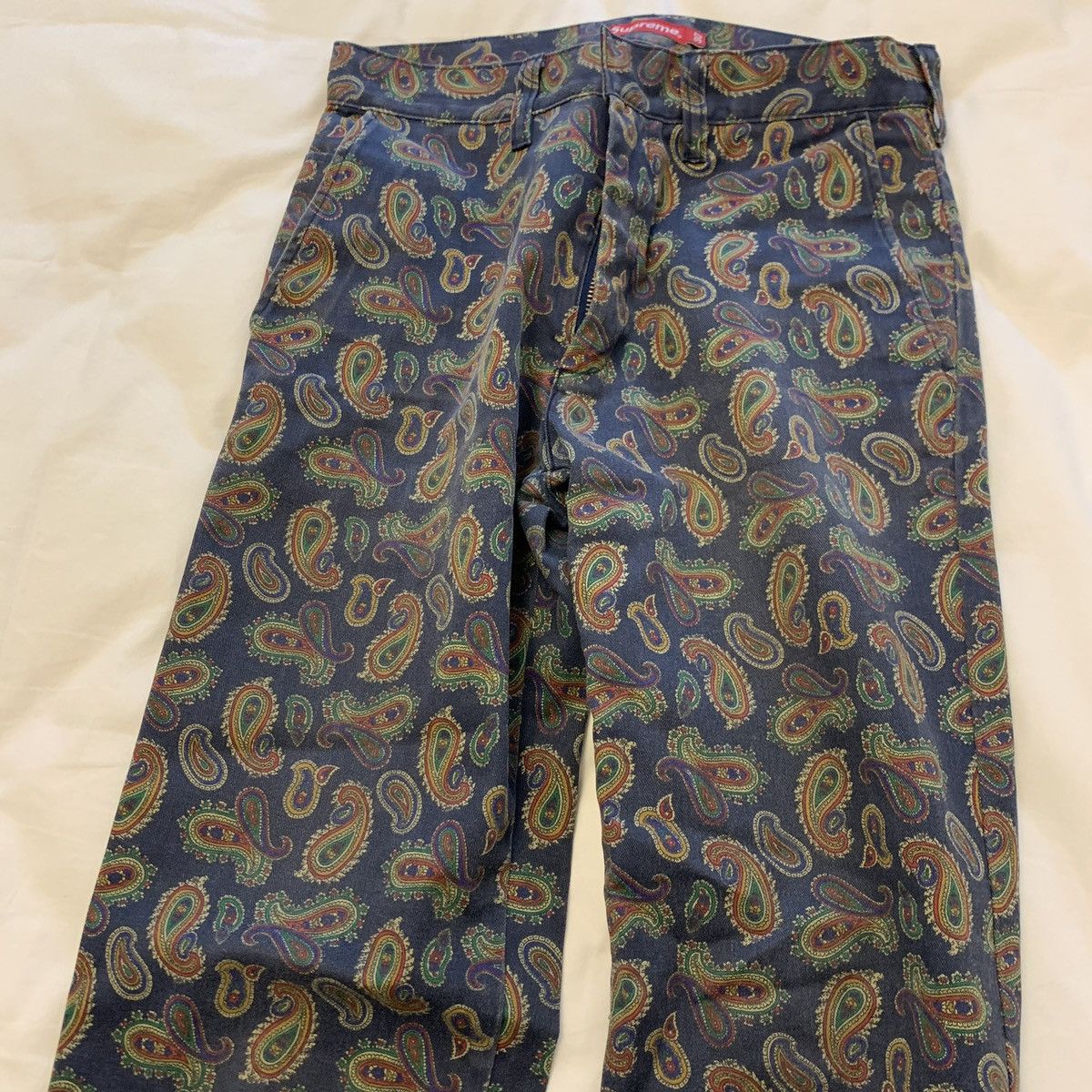 Supreme Supreme paisley work pants trouser 13fw Size US 30 / EU 46 - 3 Thumbnail