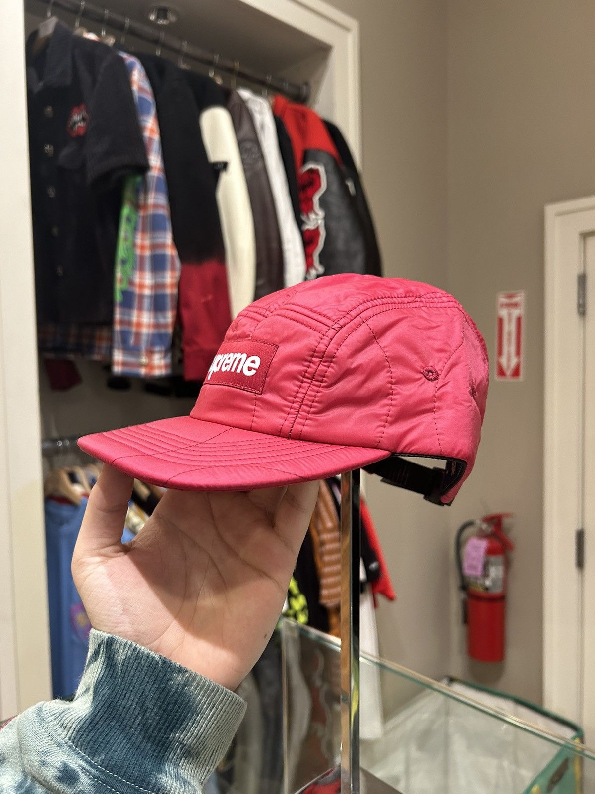 Supreme Supreme Quilted Liner Camp Cap Size ONE SIZE - 2 Thumbnail