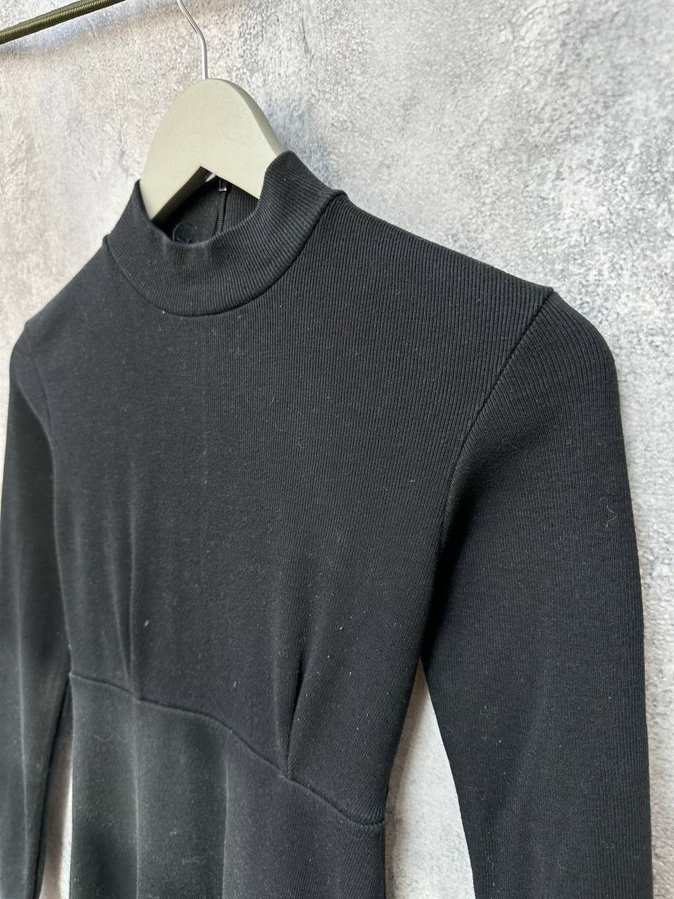 Katharine Hamnett London × Vintage Katharine Hamnett Classic Tight Midi Dress Black Vintage 80s Size XS / US 0-2 / IT 36-38 - 6 Thumbnail