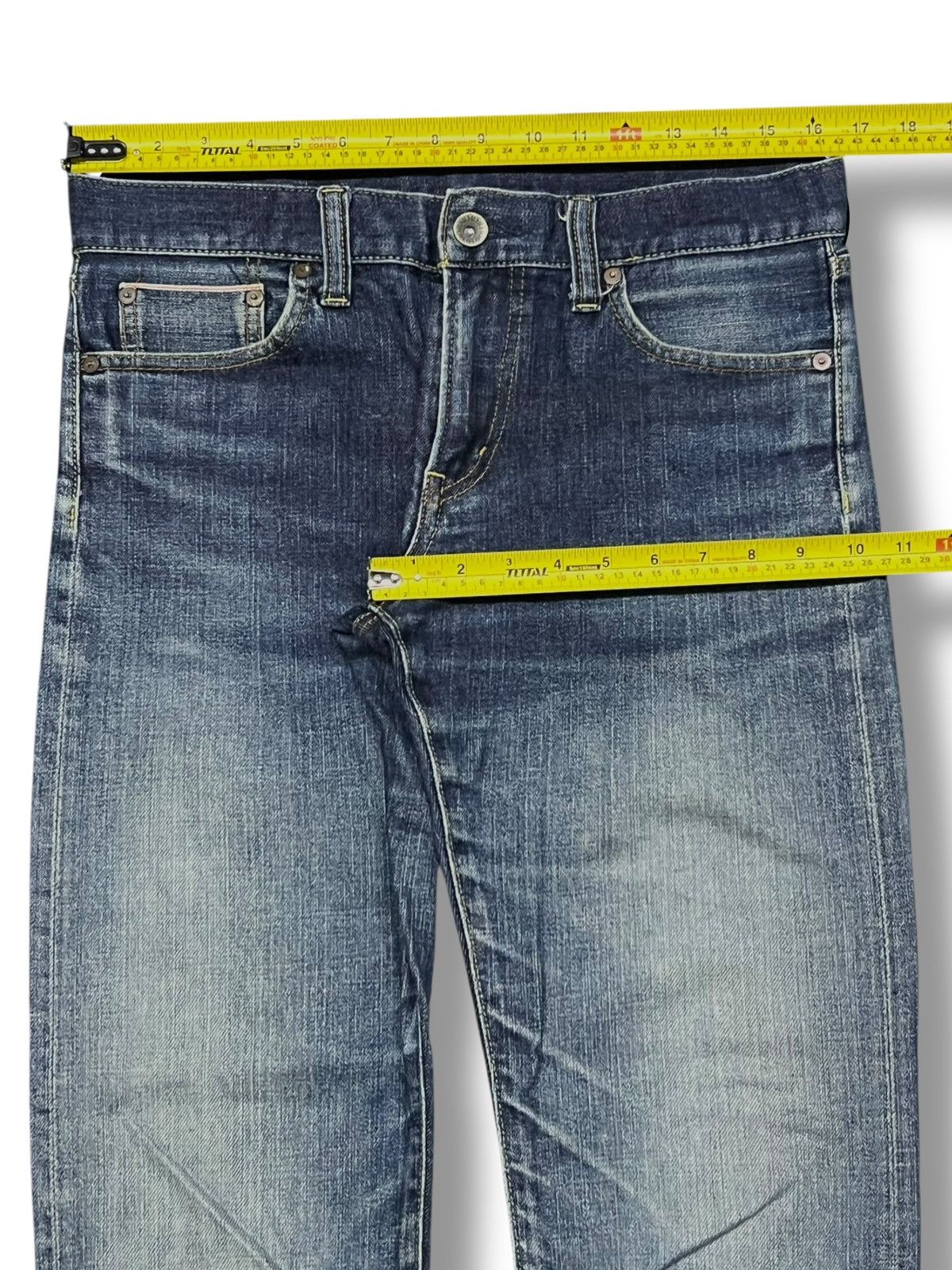 Uniqlo Vintage Uniqlo UJ Selvedge Denim Japan - Vintage Wash | W33 Size US 33 - 21 Thumbnail