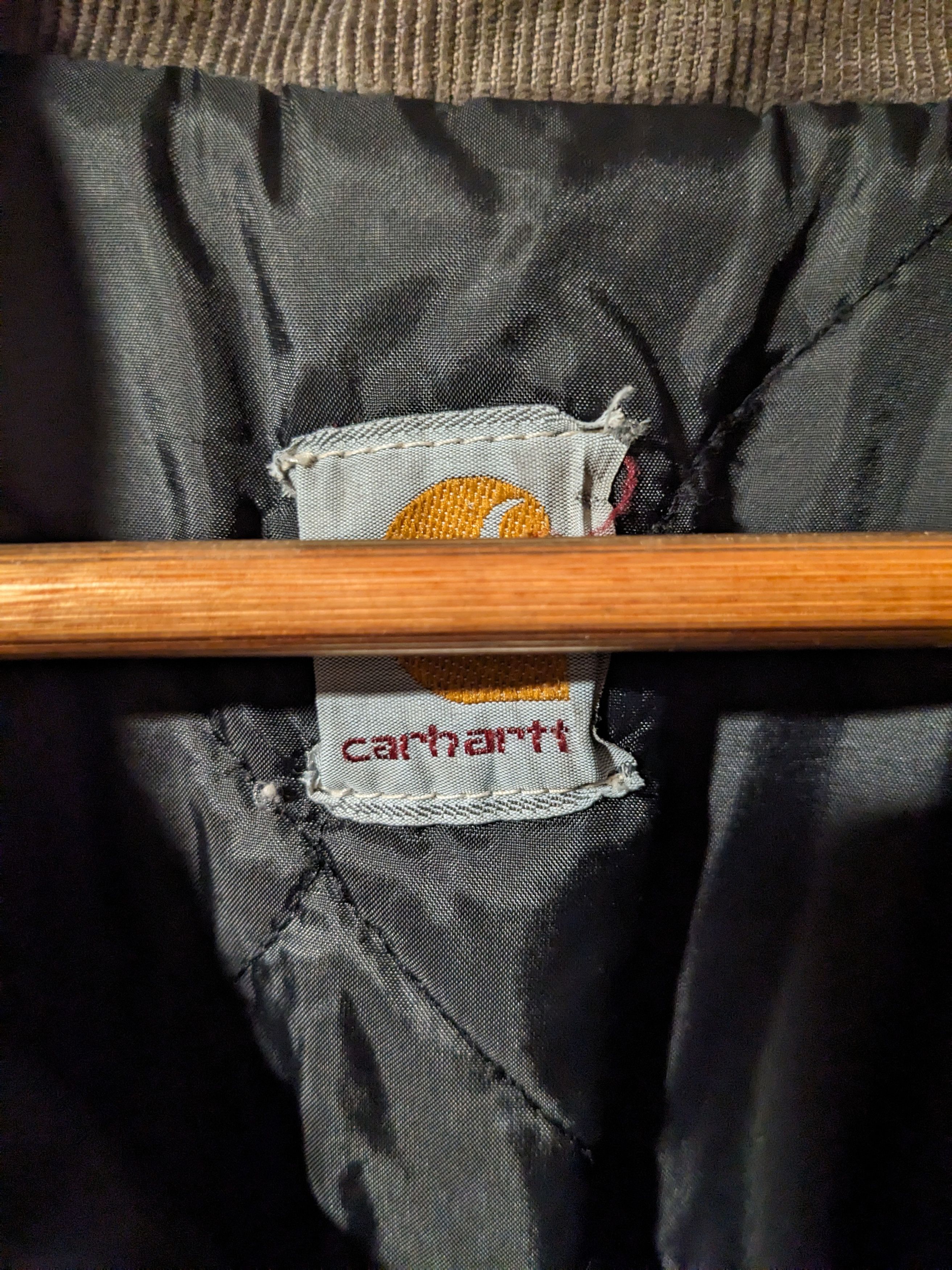 Carhartt × Vintage Vintage 90s Carhartt X-Large Black Detroit Jacket Size US XL / EU 56 / 4 - 3 Thumbnail