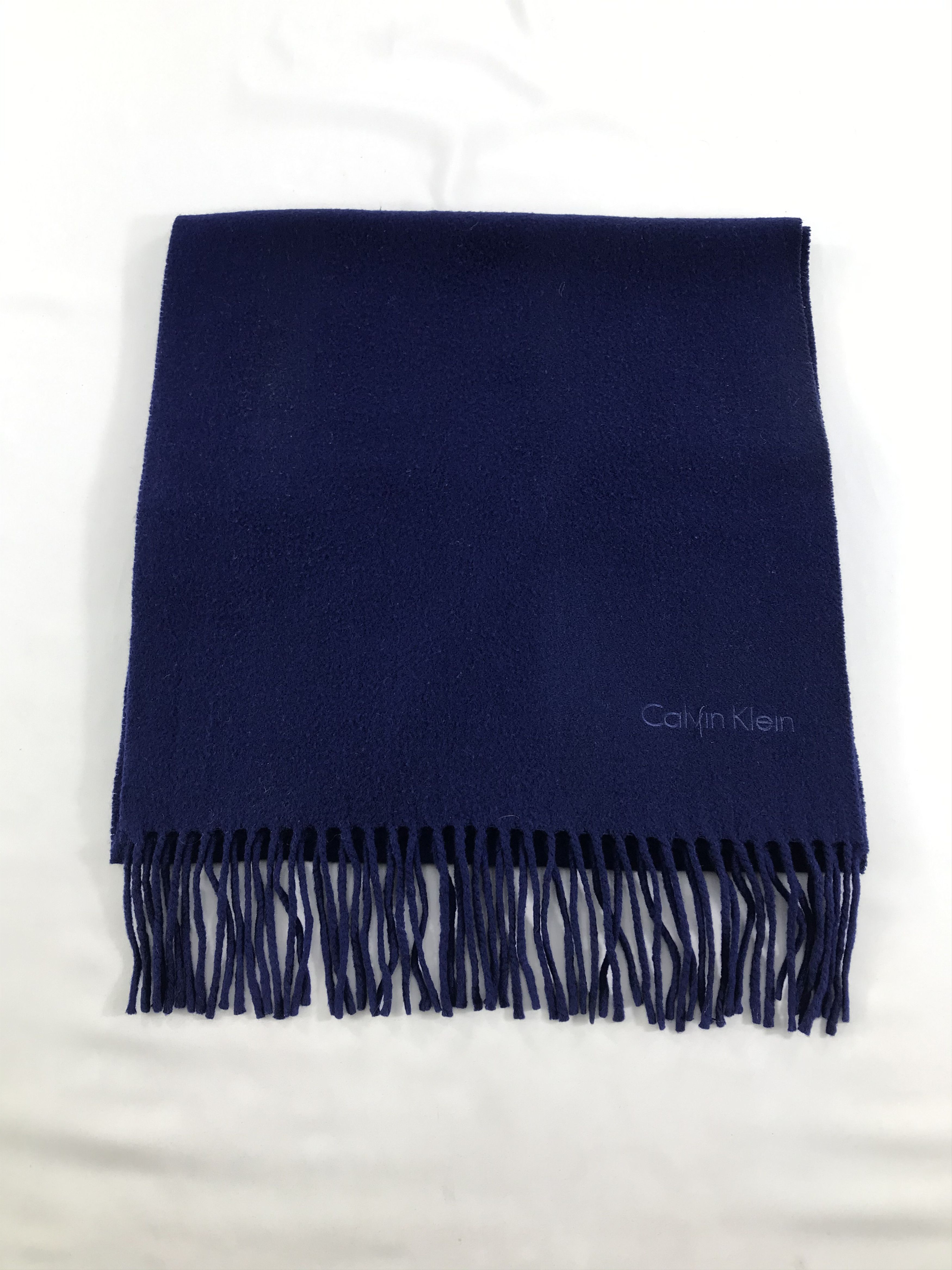 Calvin Klein Calvin Klein Wool Scarf Muffler Neck Wrap V182 Size ONE SIZE - 2 Thumbnail