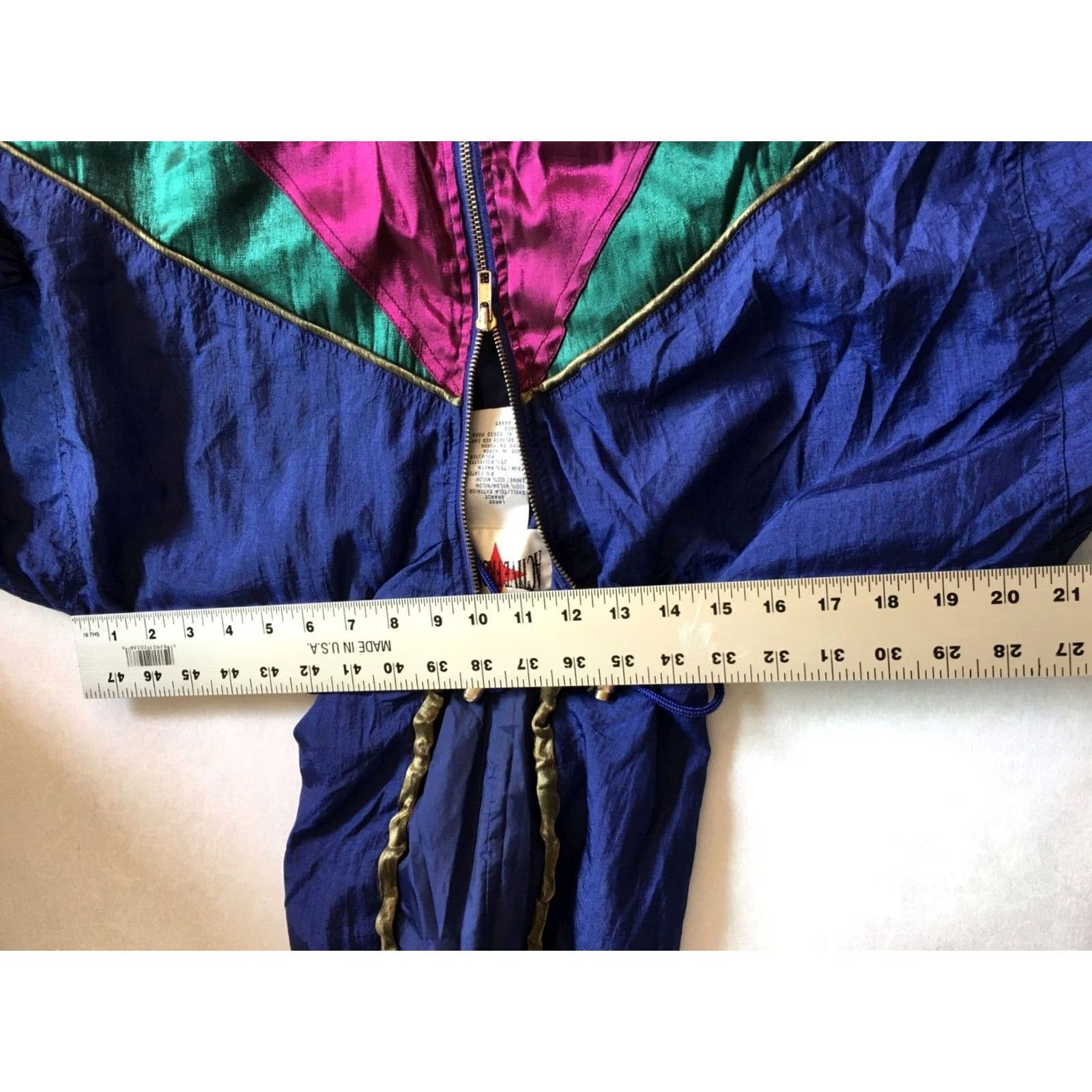Etro VINTAGE Active Frontier Hooded Jacket Womens Large Blue Lined Zip Jacket Size L / US 10 / IT 46 - 6 Thumbnail