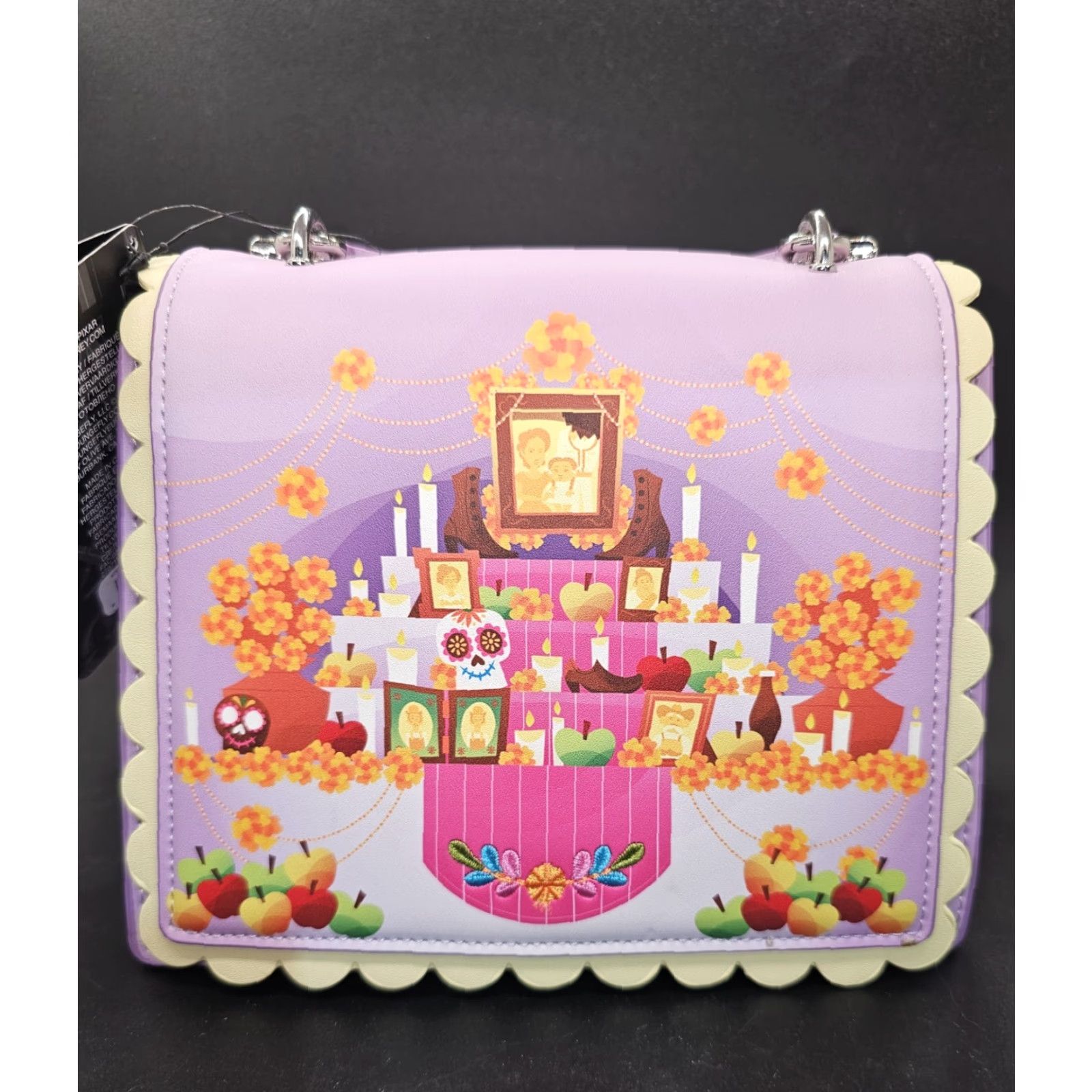 Vintage VINTAGE NWT Loungefly Disney Pixar Coco Ofrenda Crossbody Purse All Over Print Women's Bag Crossbody Gift Size ONE SIZE - 4 Thumbnail