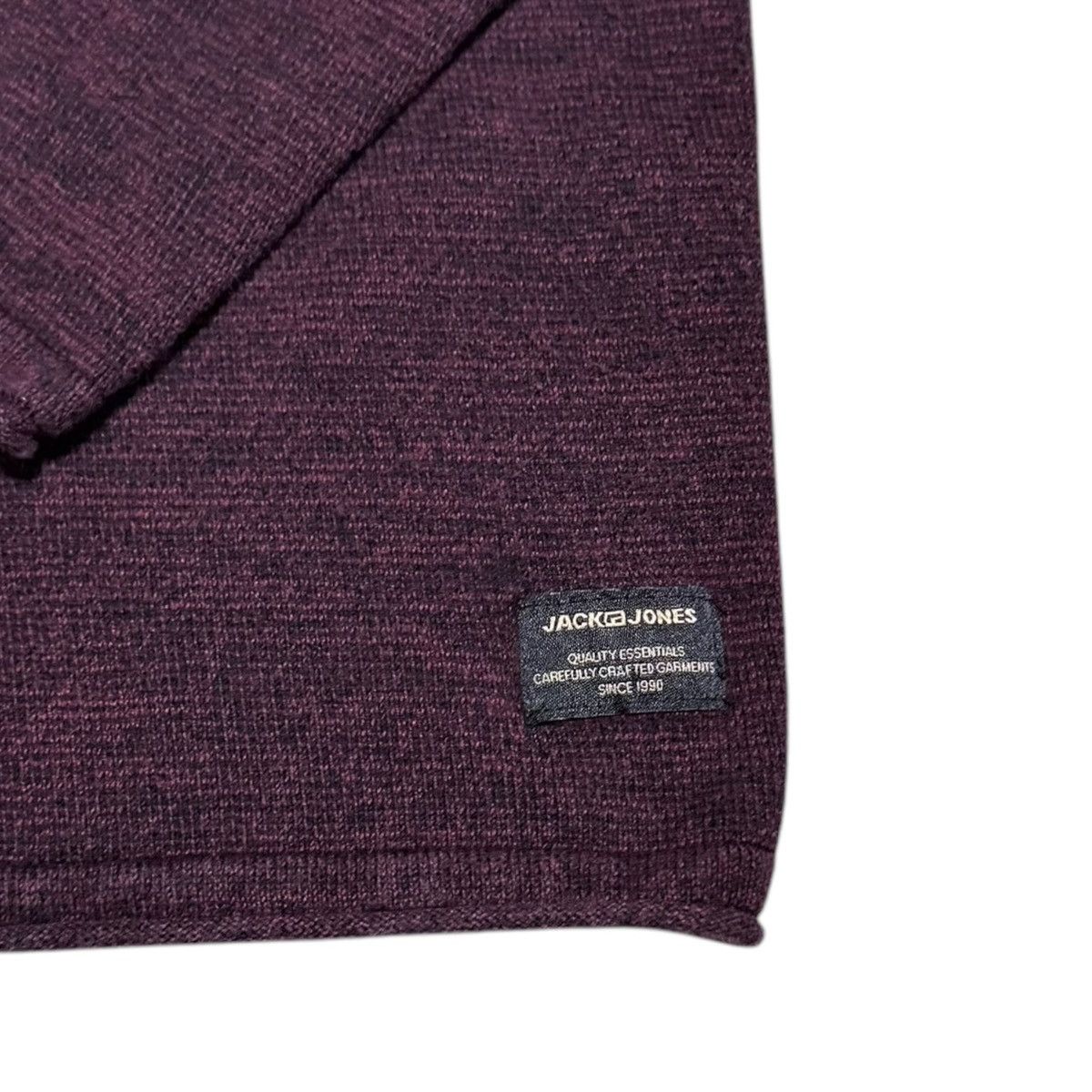 Jack & Jones Jack & Jones JJE Union Knit Maroon Lightweight Sweatshirt S Size US S / EU 44-46 / 1 - 2 Thumbnail