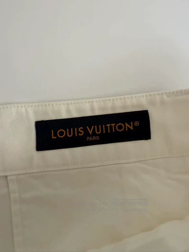 Louis Vuitton Louis Vuitton size US 54 SS 24 white Philips embroidered mo Size US 38 / EU 54 - 5 Thumbnail