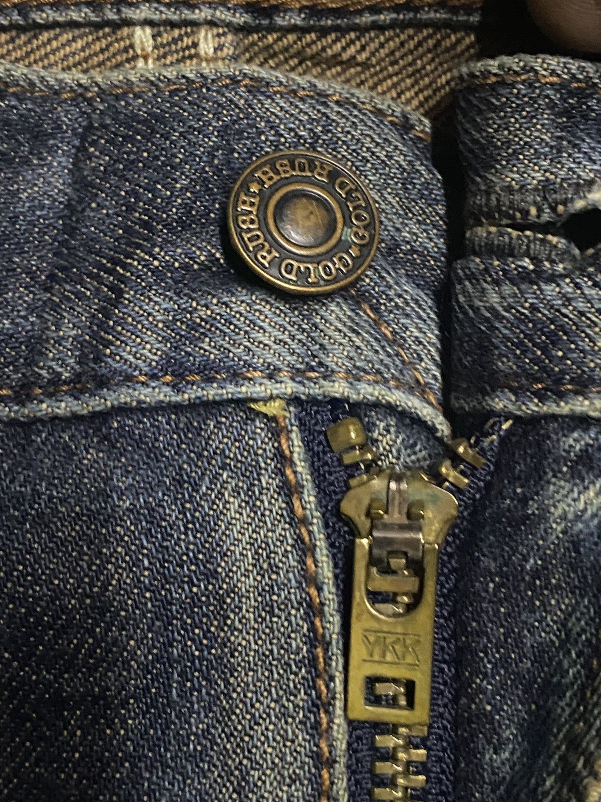 Hysteric Glamour Vintage Japanese Brand Gold Rush Bootcut Flare Jeans Size US 31 - 10 Thumbnail