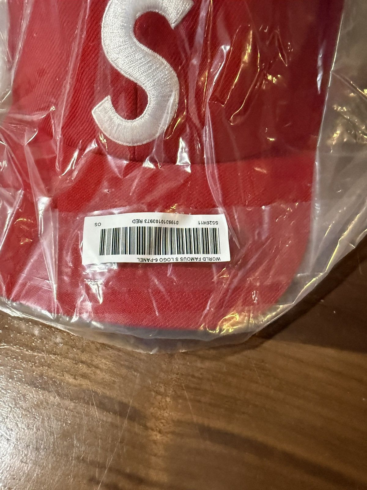 Supreme Supreme World Famous S Logo 6-Panel Hat Red SnapBack SS26 Size ONE SIZE - 5 Thumbnail
