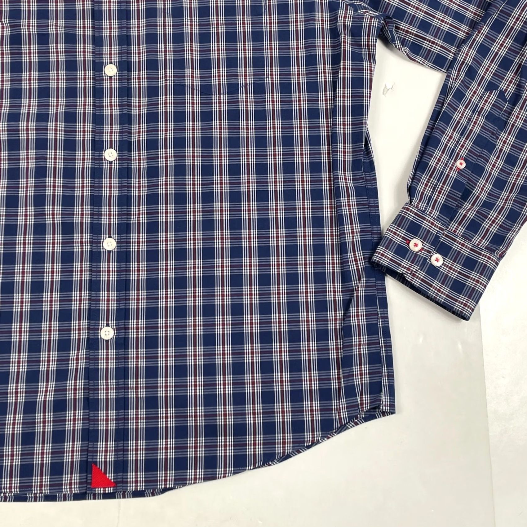 UNTUCKit UNTUCKit Shirt - Mens Medium Blue Long Sleeve Button-Up - Preppy Casual Size US M / EU 48-50 / 2 - 4 Thumbnail