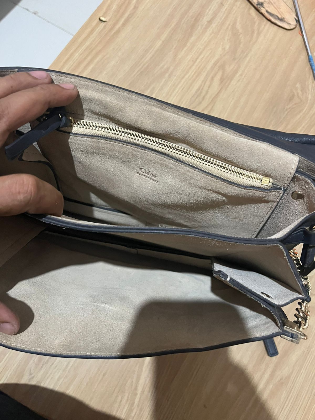 Chloe chloe faye medium shoulder bag blue original like new Size ONE SIZE - 4 Thumbnail