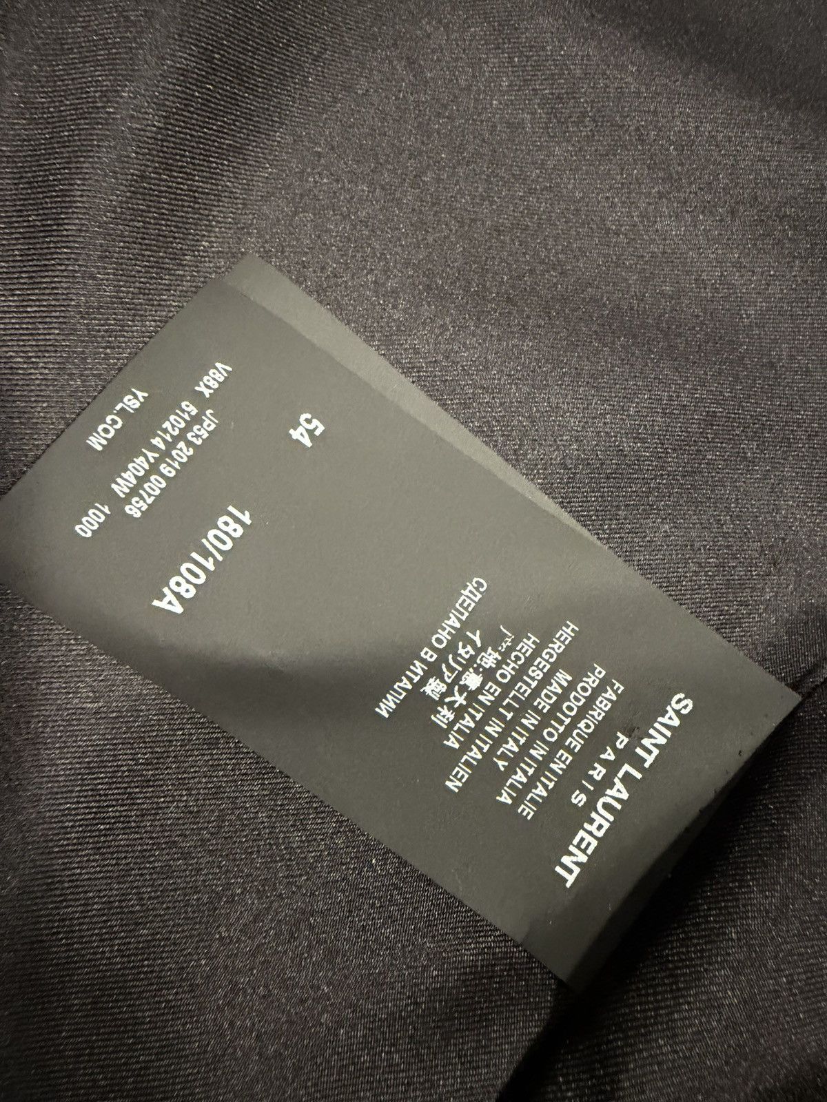 Saint Laurent Paris Saint Laurent 2019 suit blazer classic 54/44. $2200 Size 44R - 5 Thumbnail