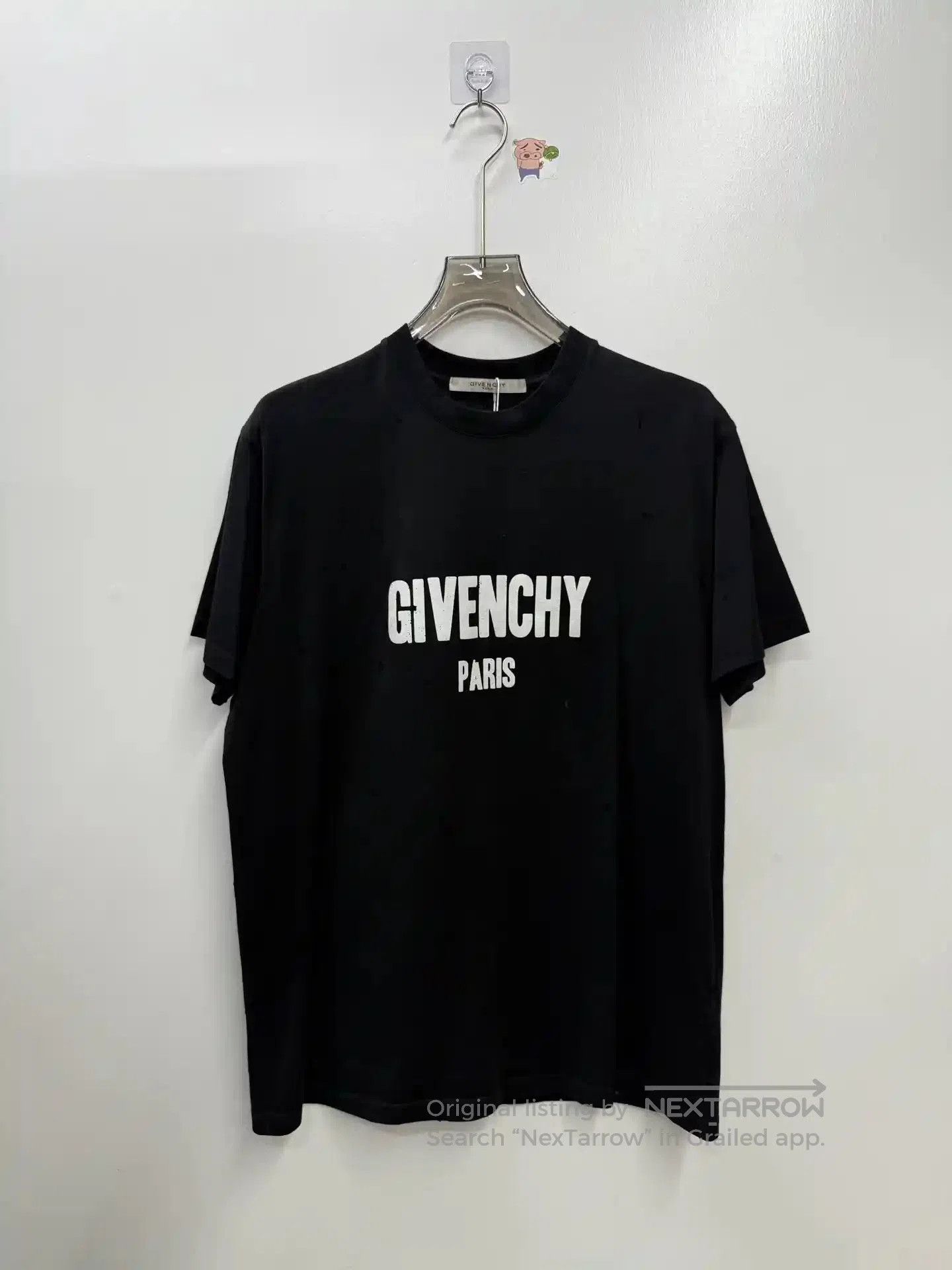 GIVENCHY グラフィックTシャツ (L相当)XSサイズ カニエウェスト Givenchy Givenchy Black T-shirt “Real Eyes Realize Real Lies” Size