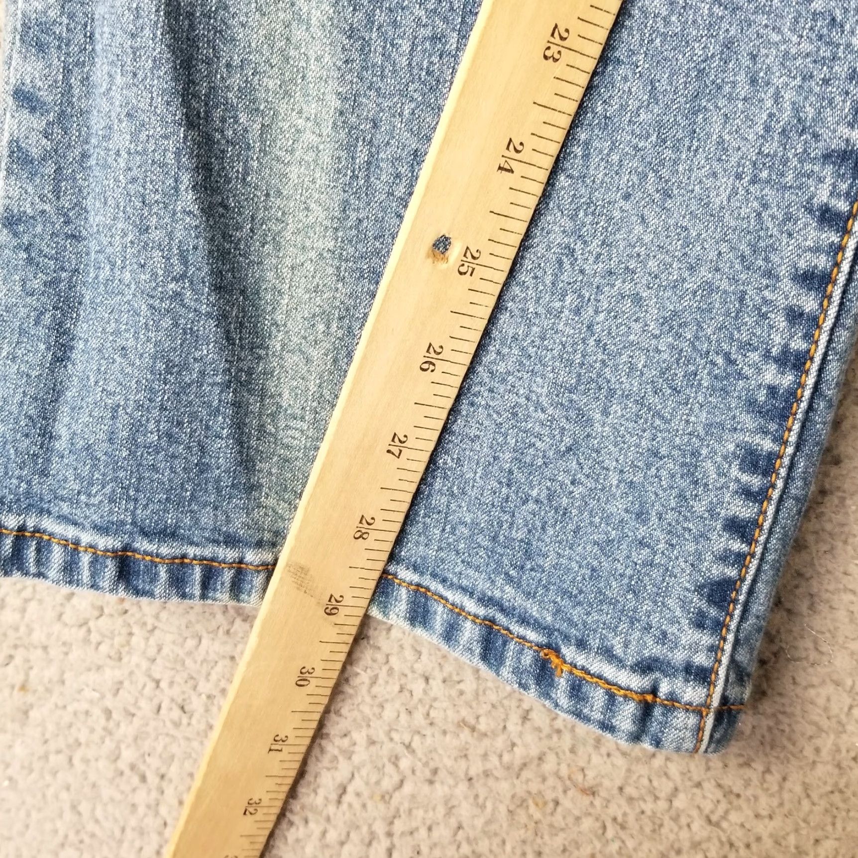 Levi's LEVI'S 550 Bootcut Relaxed Jeans Womens Size 12S Acid Wash Mid Rise Blue Size 34" / US 12 / IT 48 - 7 Thumbnail