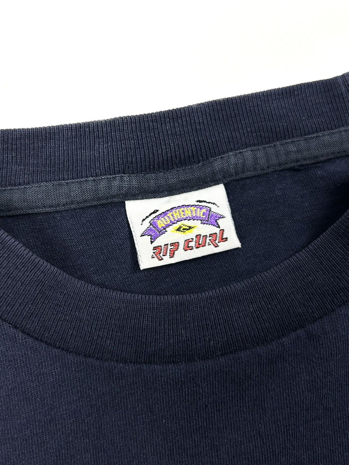 Rip Curl rare 90s Rip Curl Surfboards Australia Tee Navy Vintage Size US L / EU 52-54 / 3 - 15 Thumbnail