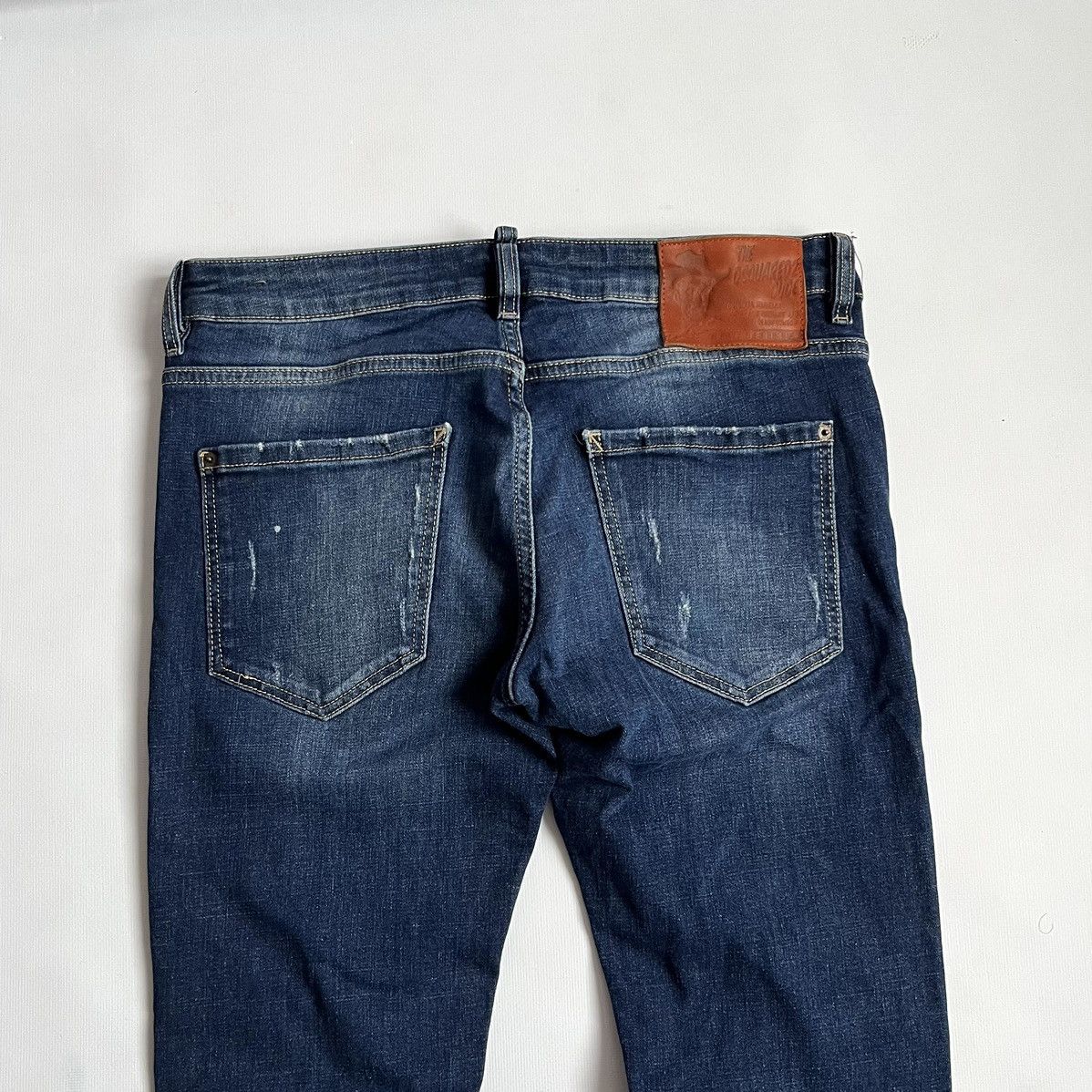 Dsquared2 Dsquared 2 distressed painted western denim jeans skinny Size US 30 / EU 46 - 13 Thumbnail