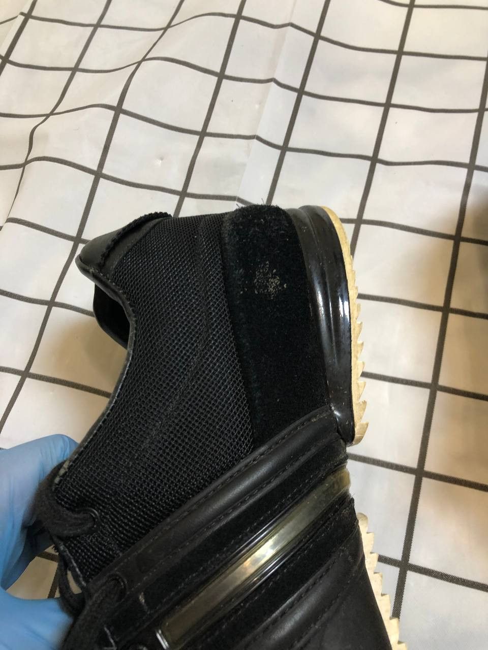 Adidas × Y-3 ADIDAS Y3 Yohji Yamamoto Mens Trainers Navy Black Leather Size US 7.5 / EU 40-41 - 7 Thumbnail