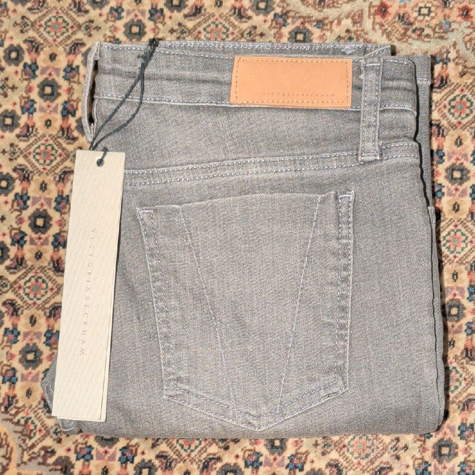 Victoria Beckham Victoria Beckham Classic Gray Jeans Womens Size 27 Size 27" / US 4 / IT 40 - 1 Thumbnail