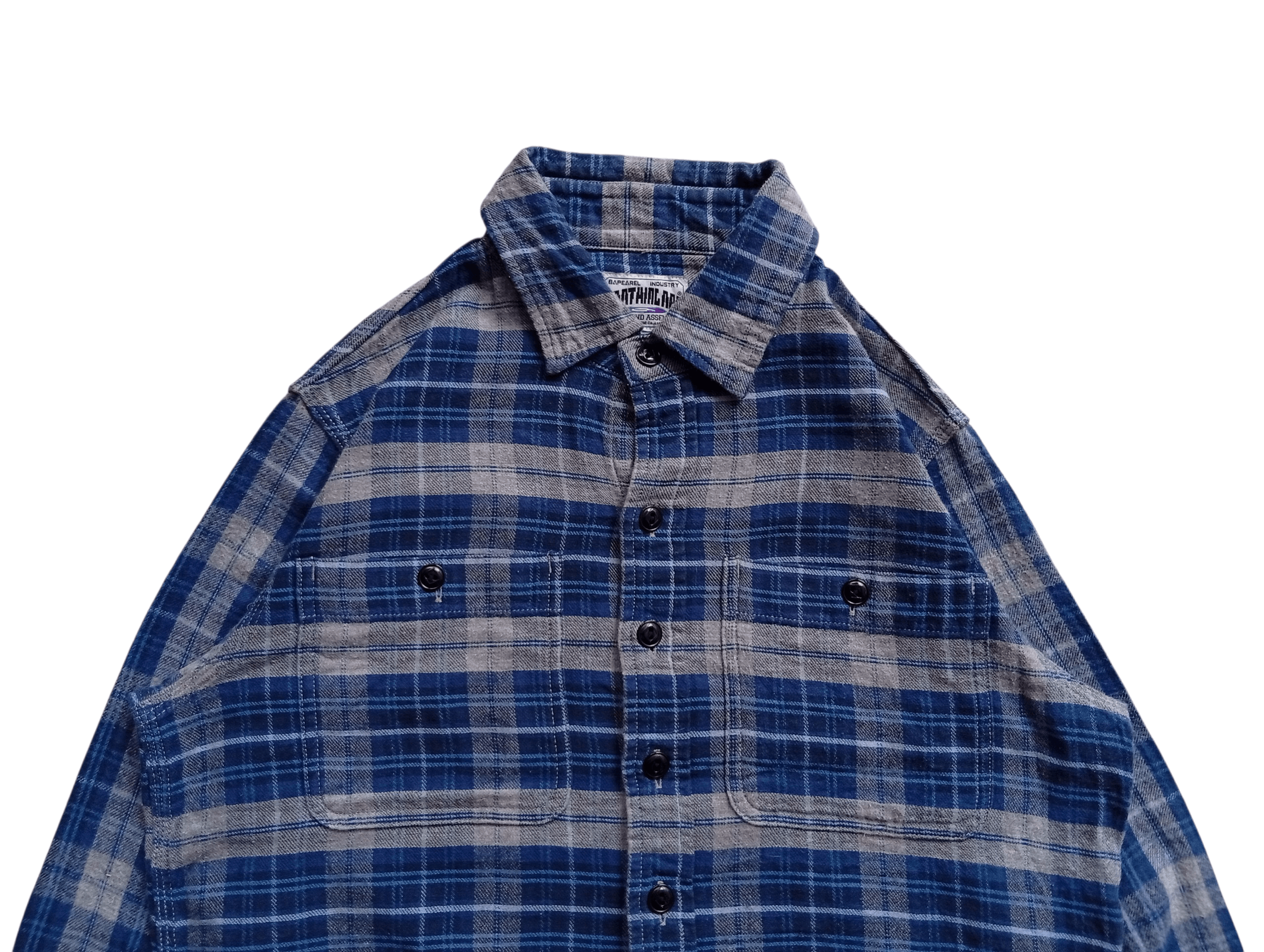 Bape plaid flanel shirt Size US S / EU 44-46 / 1 - 3 Thumbnail