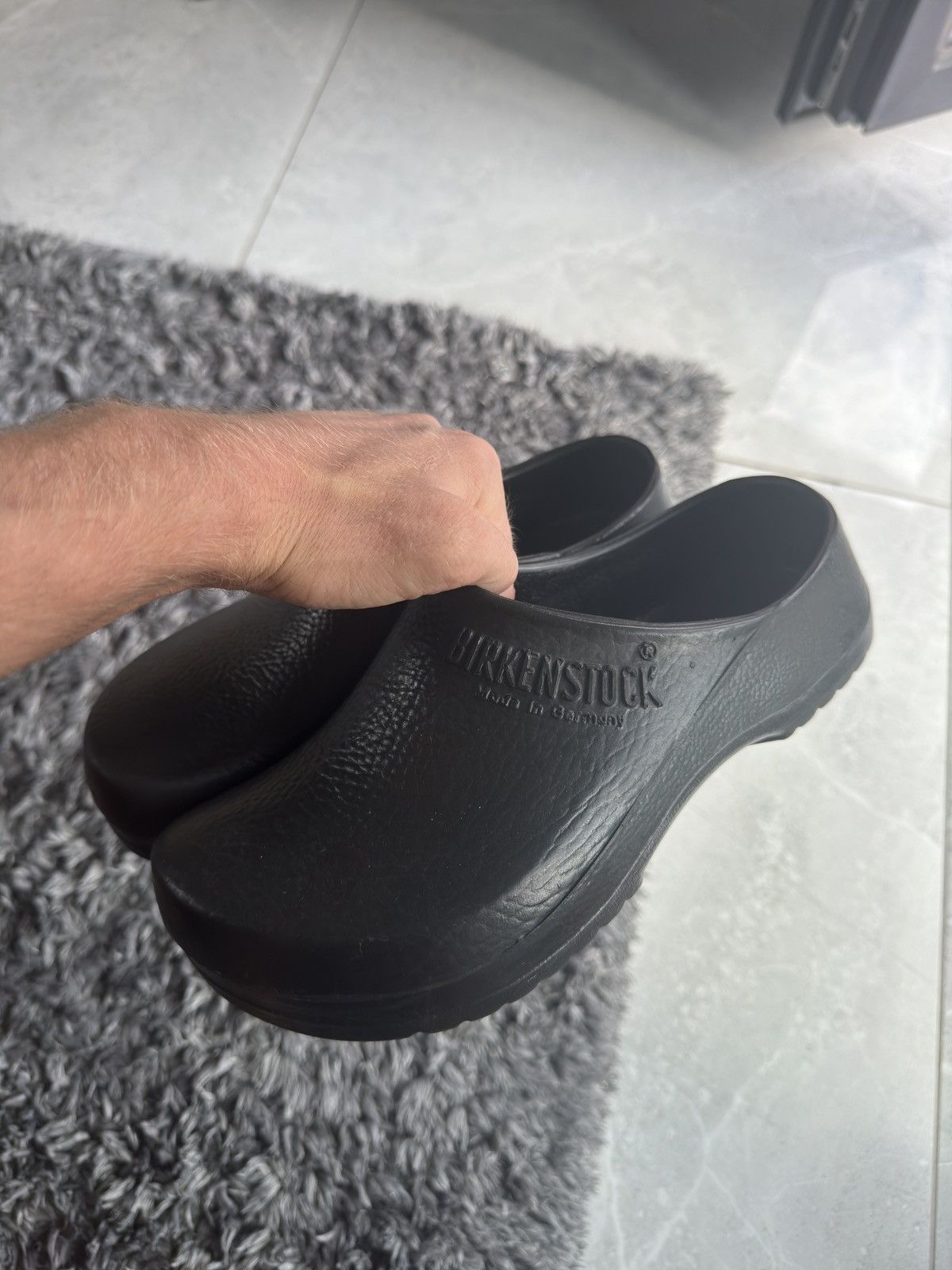 Birkenstock Birkenstock slippers vintage rare shoes black Size US 7 / IT 37 - 3 Thumbnail