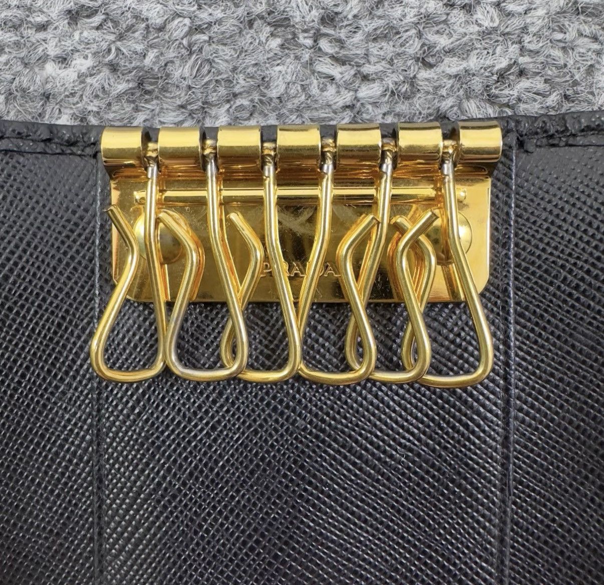 Prada Prada Black Short Key Pouch K12 Size ONE SIZE - 5 Thumbnail