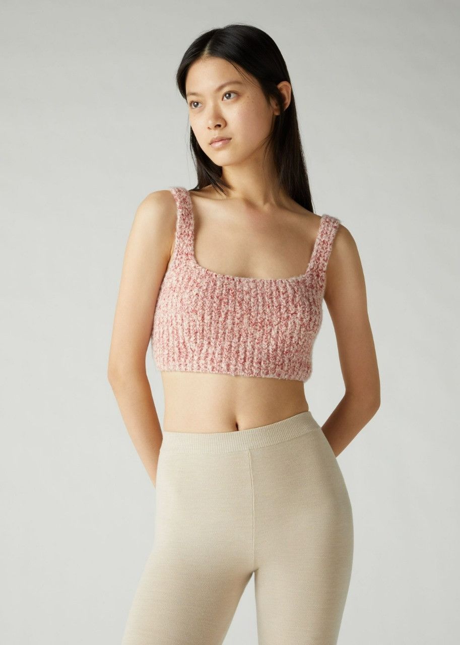 Loro Piana o1srvl11e0524 Crop top in Pink Size M / US 6-8 / IT 42-44 - 2 Thumbnail