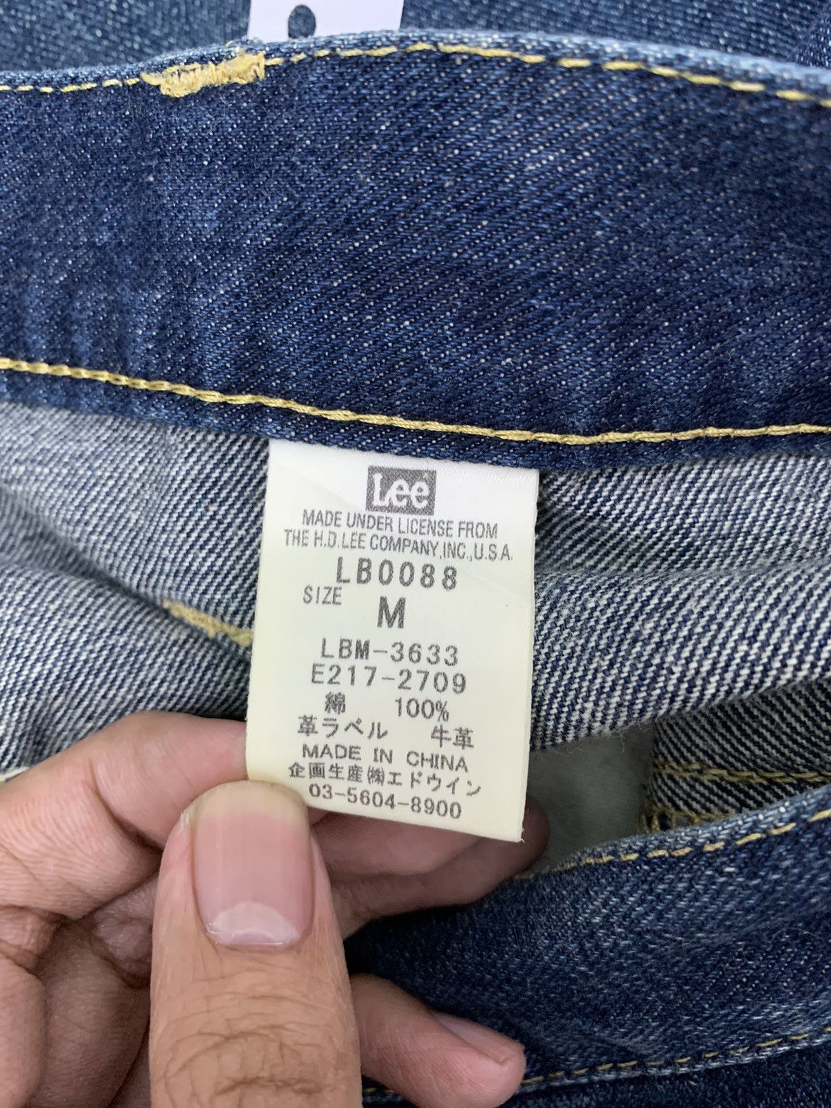 Issey Miyake Rare Japanese Brand Mercibeaucoup X Lee Denim Pants 2000s Size US 32 / EU 48 - 10 Thumbnail