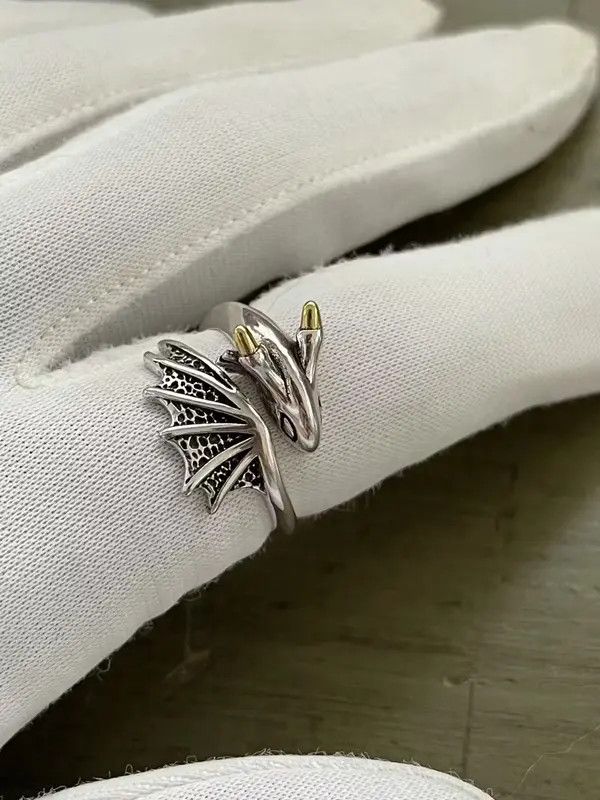 Japanese Brand Punk Dragon Ring Size ONE SIZE - 2 Thumbnail