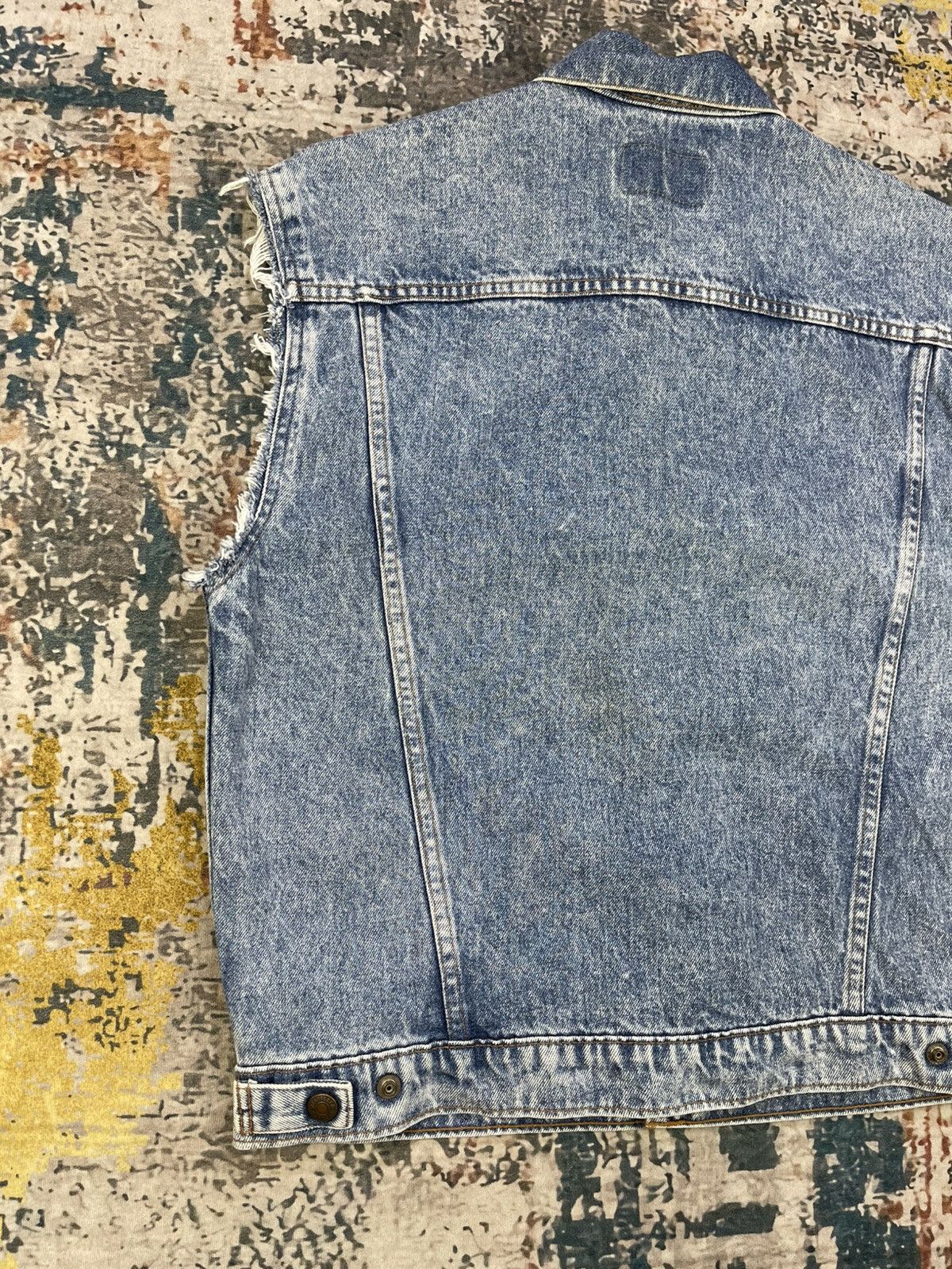 Levi's Vtg Levis Orange Tab Wash Snap Button Denim Vest Size US S / EU 44-46 / 1 - 8 Thumbnail