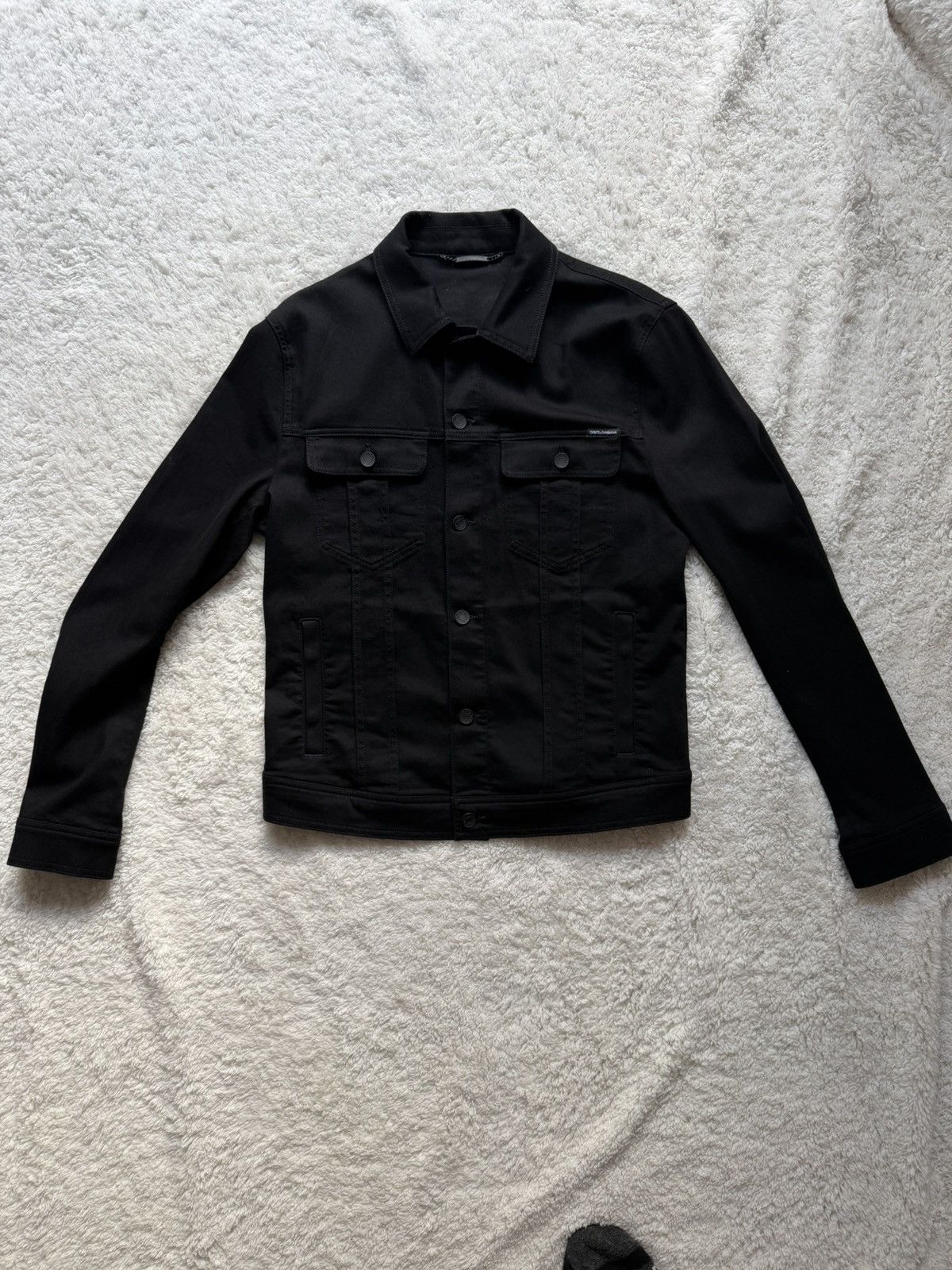 Dolce & Gabbana Dolce & Gabbana Denim Jacket Black - Size 52 - New Size US L / EU 52-54 / 3 - 1 Thumbnail