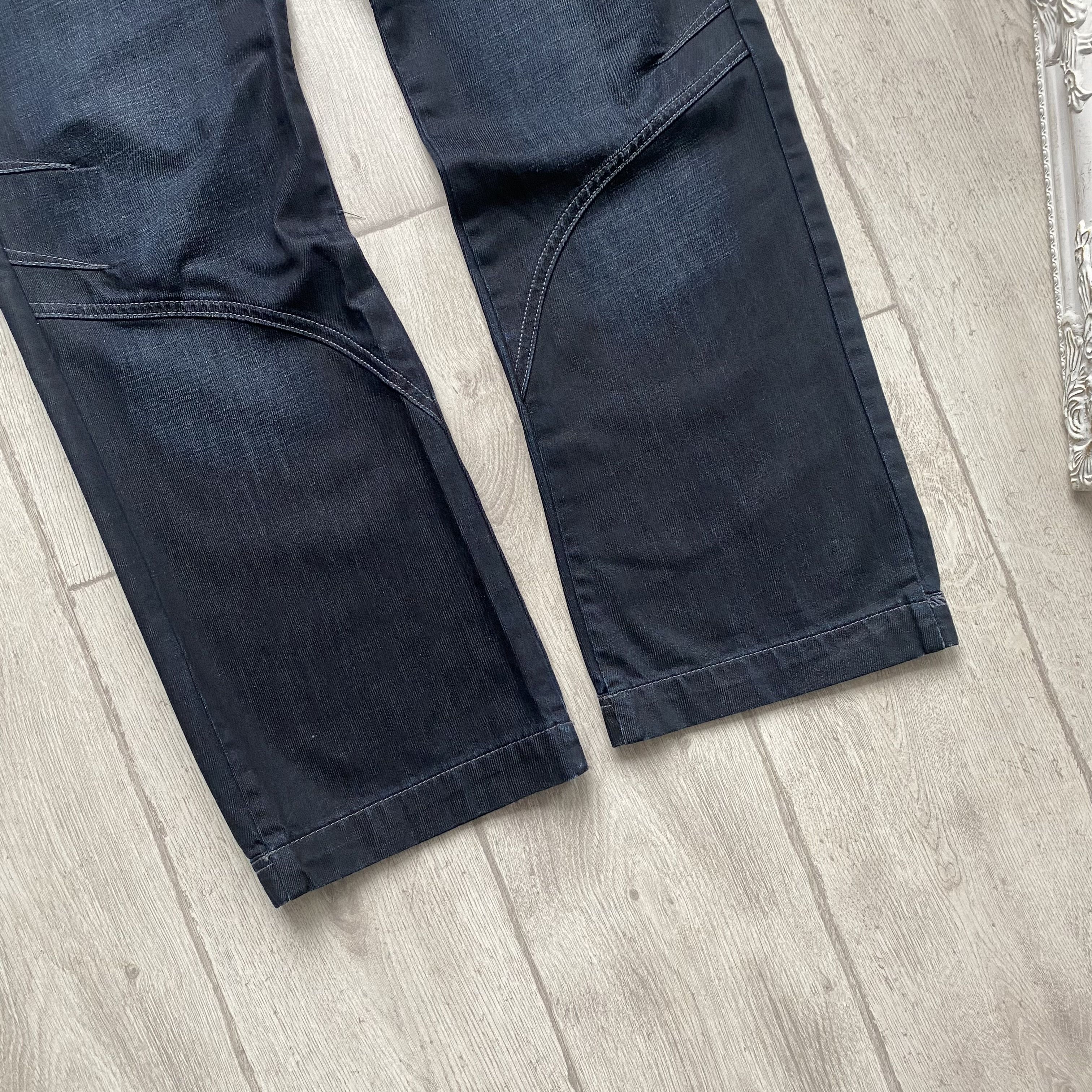 G-Star Vintage Biker Jeans Denim Avant garde Diesel style Pants Y2K Size US 34 / EU 50 - 5 Thumbnail