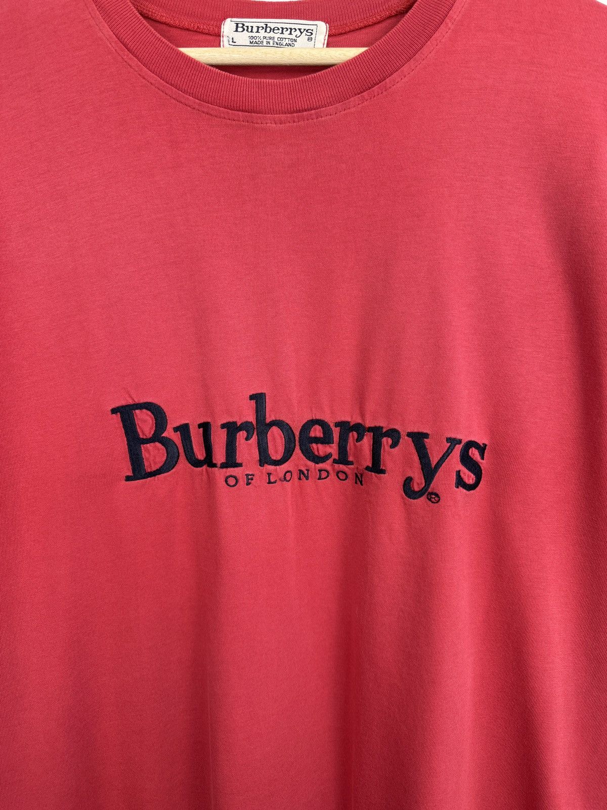 Burberry 🇬🇧 Vintage 90s Burberry London T-Shirt Retro Rare Y2K Size US L / EU 52-54 / 3 - 4 Thumbnail
