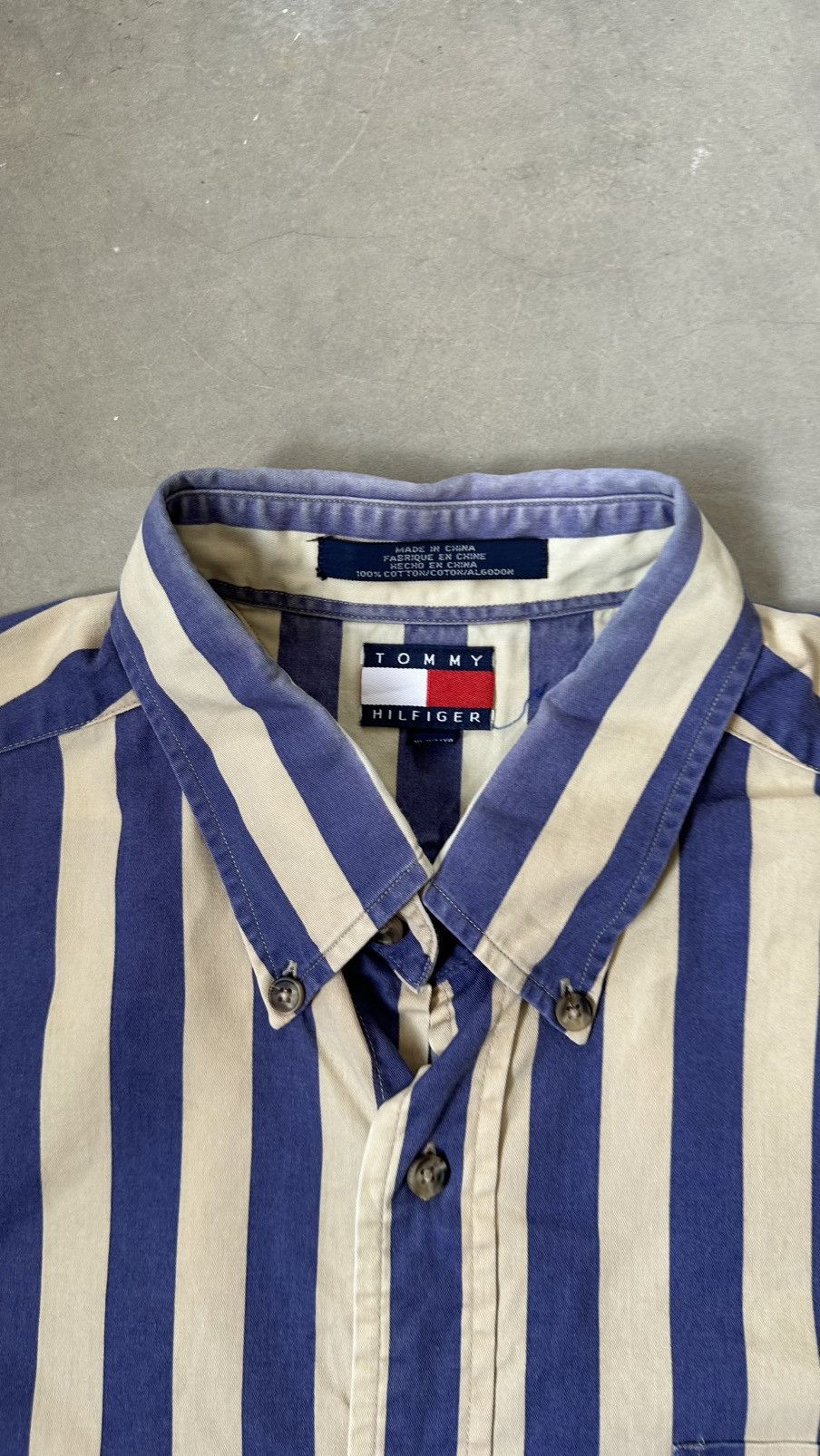 Tommy Hilfiger VINTAGE TOMMY HILFIGER STRIPES SHIRT Size US XL / EU 56 / 4 - 6 Thumbnail