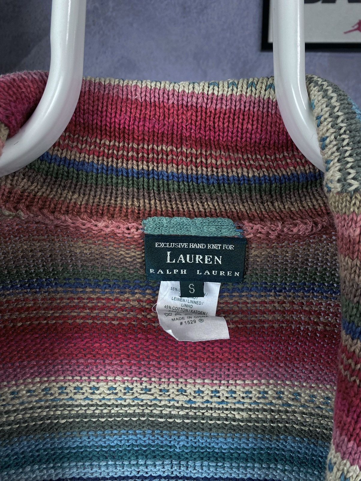 Lauren Ralph Lauren × Ralph Lauren × Vintage Exclusive Hand Knit For Lauren Ralph Lauren Womens Robe Size S / US 4 / IT 40 - 9 Thumbnail