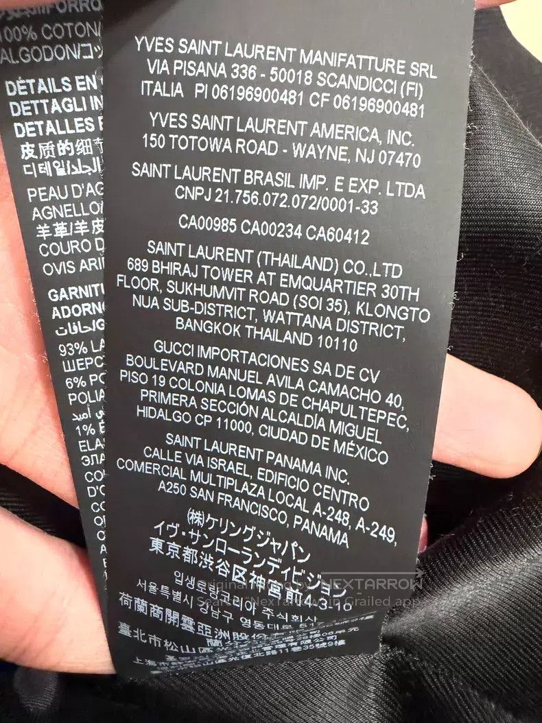 Saint Laurent Paris Saint Laurent Paris Classic Black and White Baseball Jacke Size US L / EU 52-54 / 3 - 7 Thumbnail