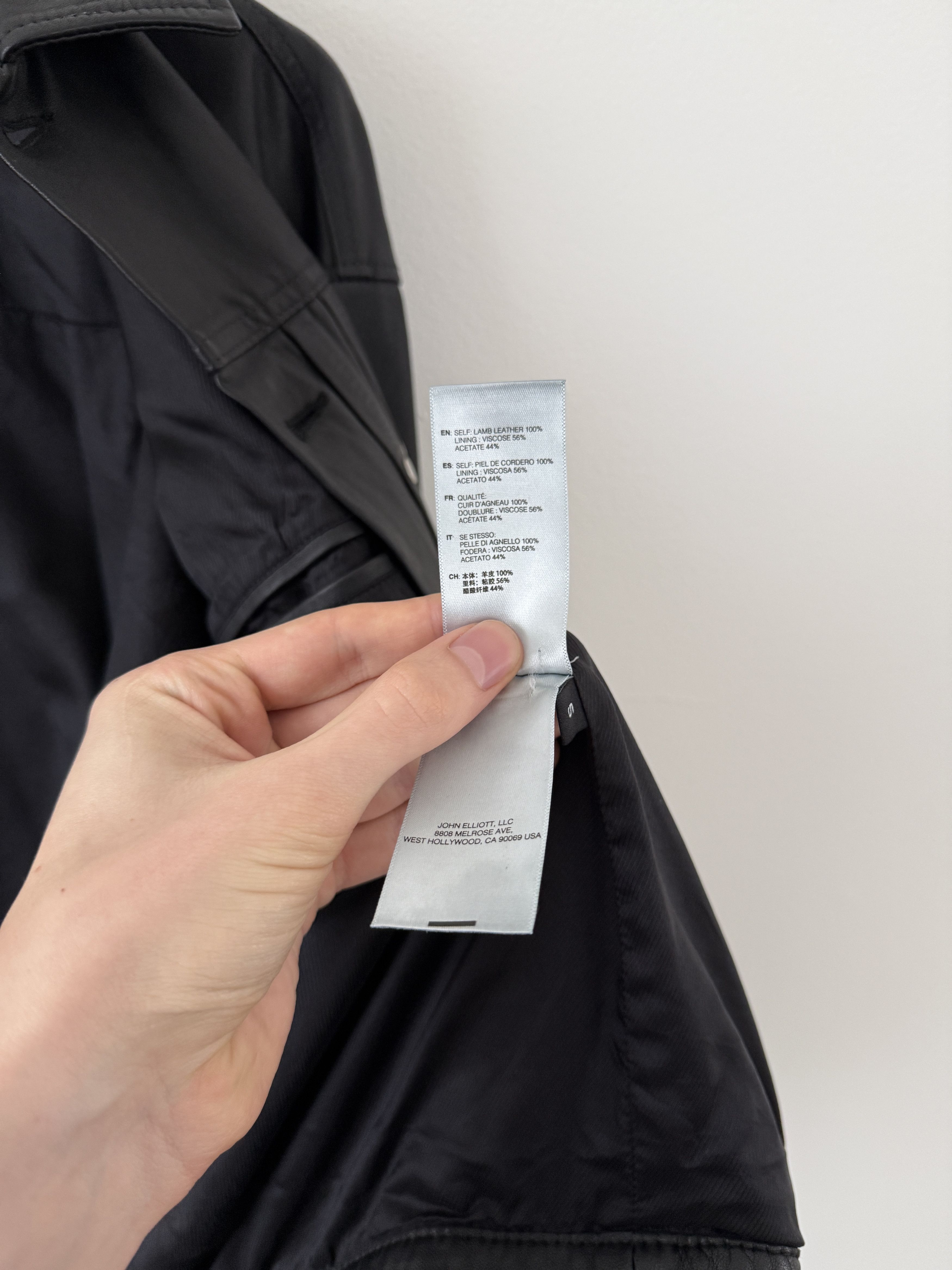 John Elliott Type II Leather Thumper Jacket Size US XXL / EU 58 / 5 - 19 Thumbnail