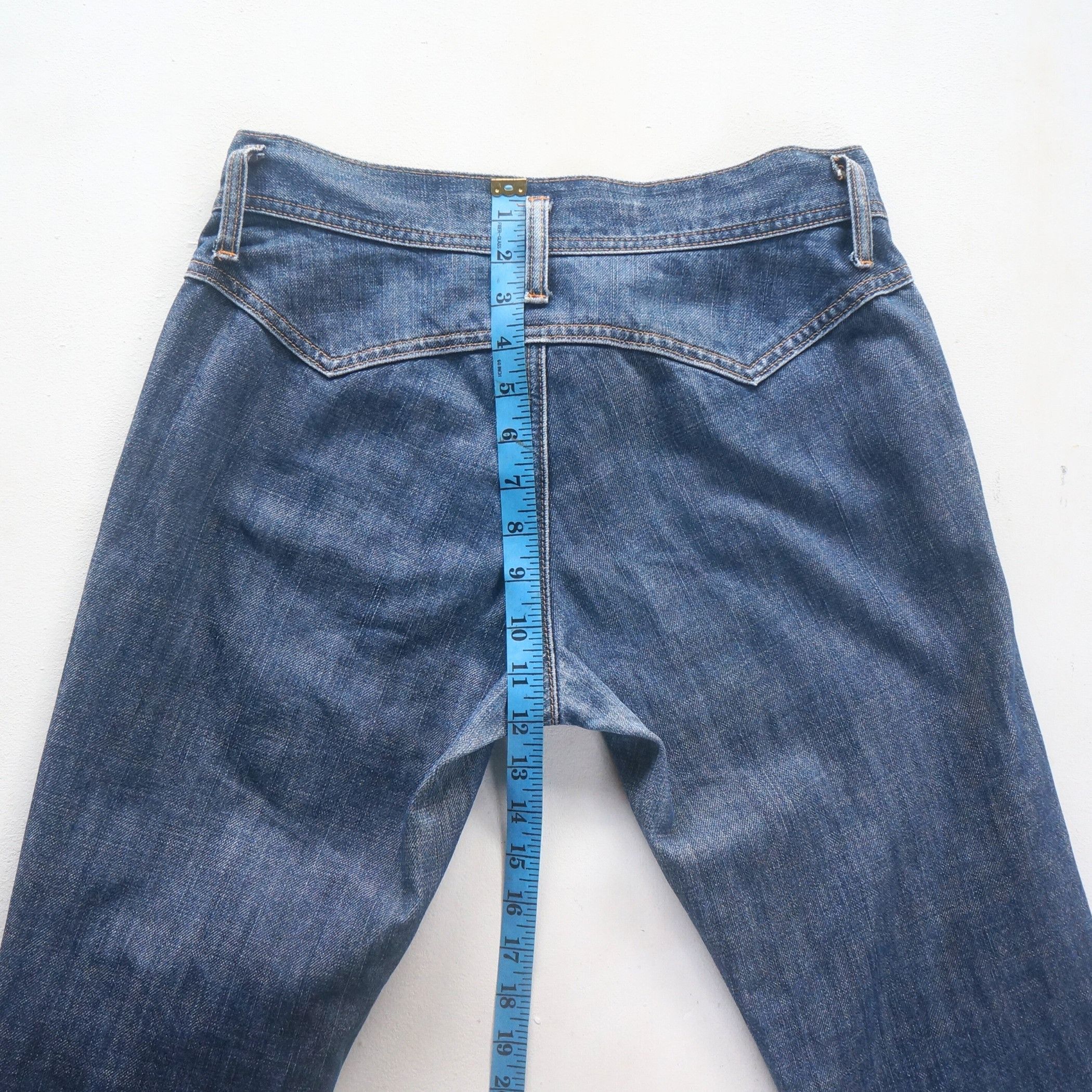 Gap GAP Ultra Low Rise Flared Jeans Size 29" - 9 Thumbnail