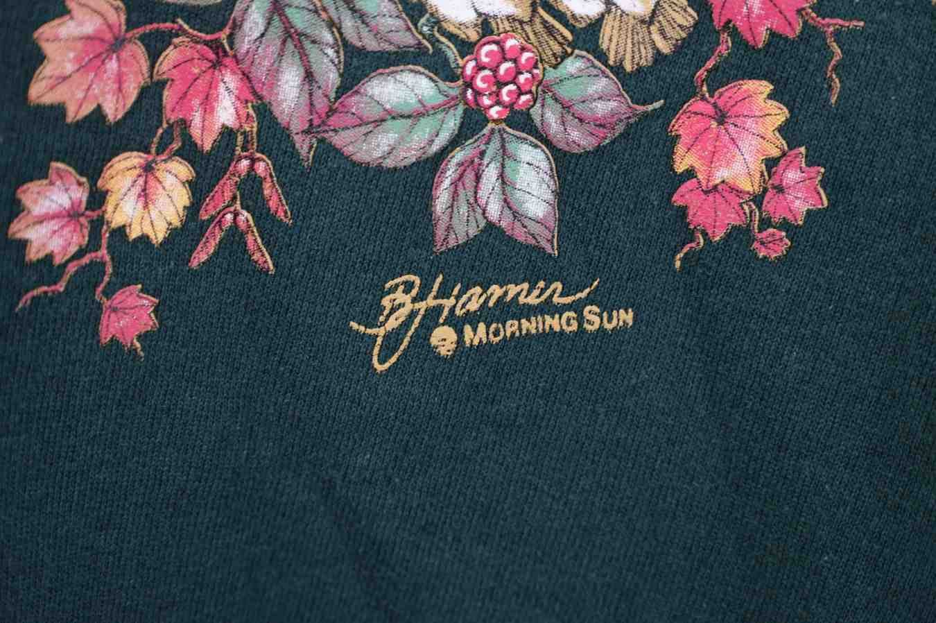 Vintage Vintage 90s Streetwear Nature Bird Crewneck Sweatshirt Green Size XL / US 12-14 / IT 48-50 - 5 Thumbnail