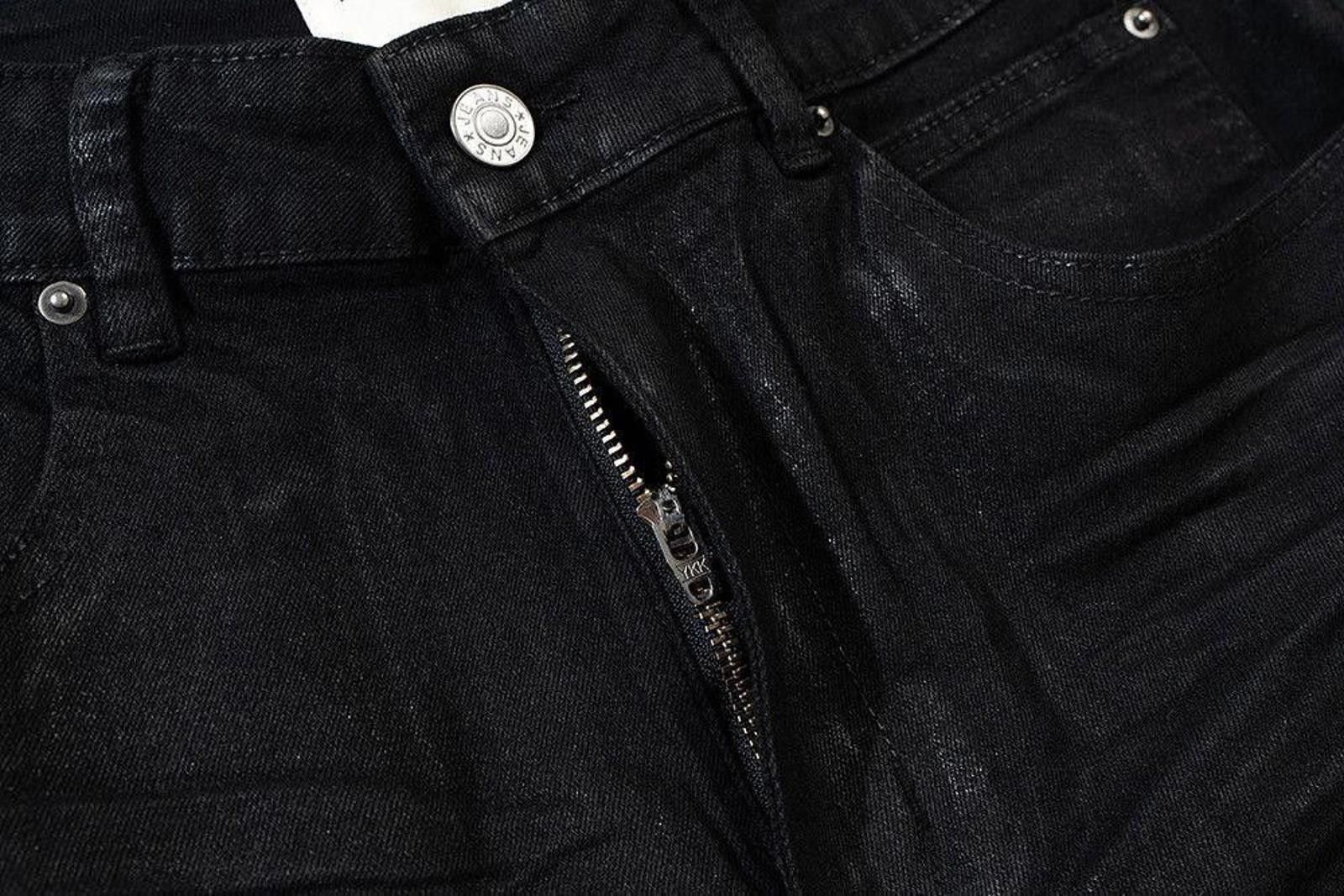 Other Black Stacked Flared Waxed Jeans Size US 28 / EU 44 - 5 Thumbnail